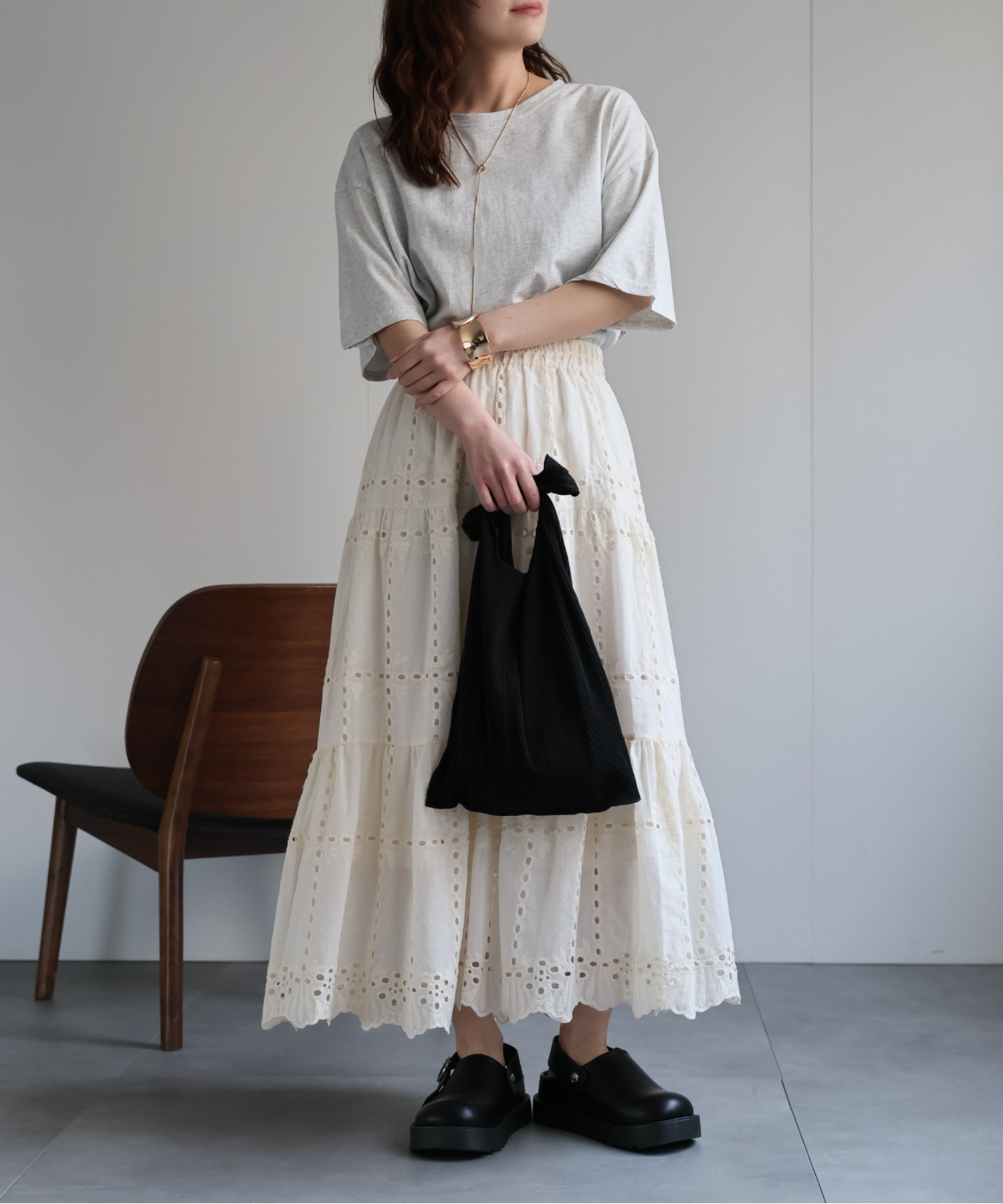 model：156cm 着用サイズ：FREE