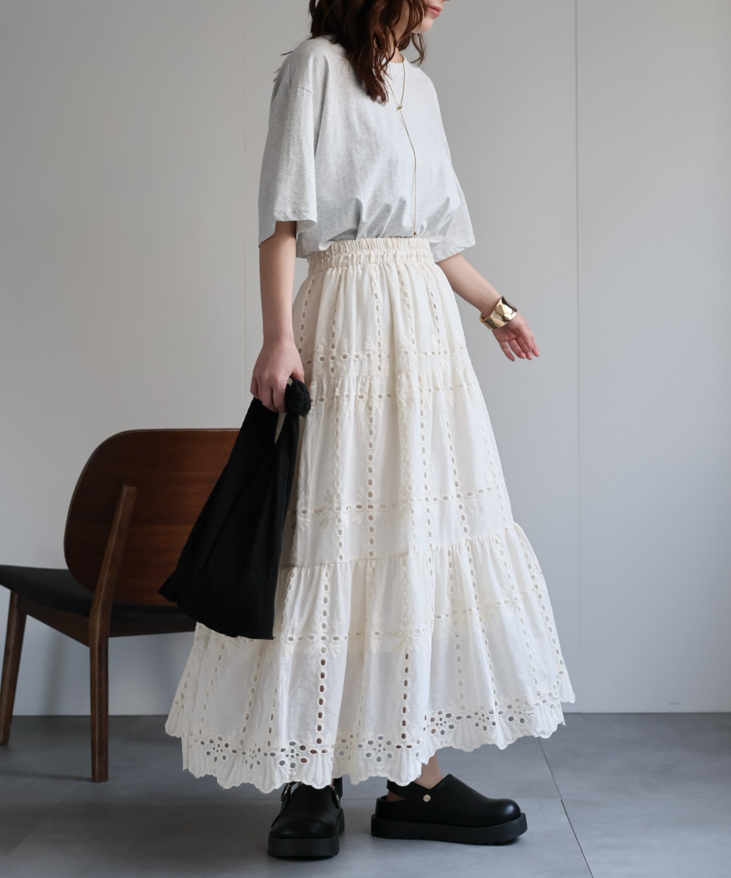 model：156cm 着用サイズ：FREE