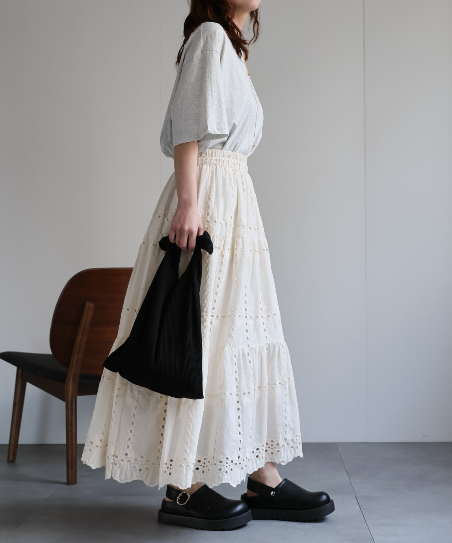 model：156cm 着用サイズ：FREE