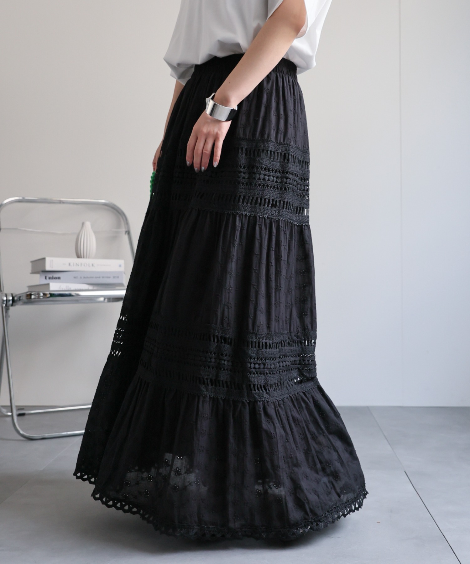 model：156cm 着用サイズ：FREE