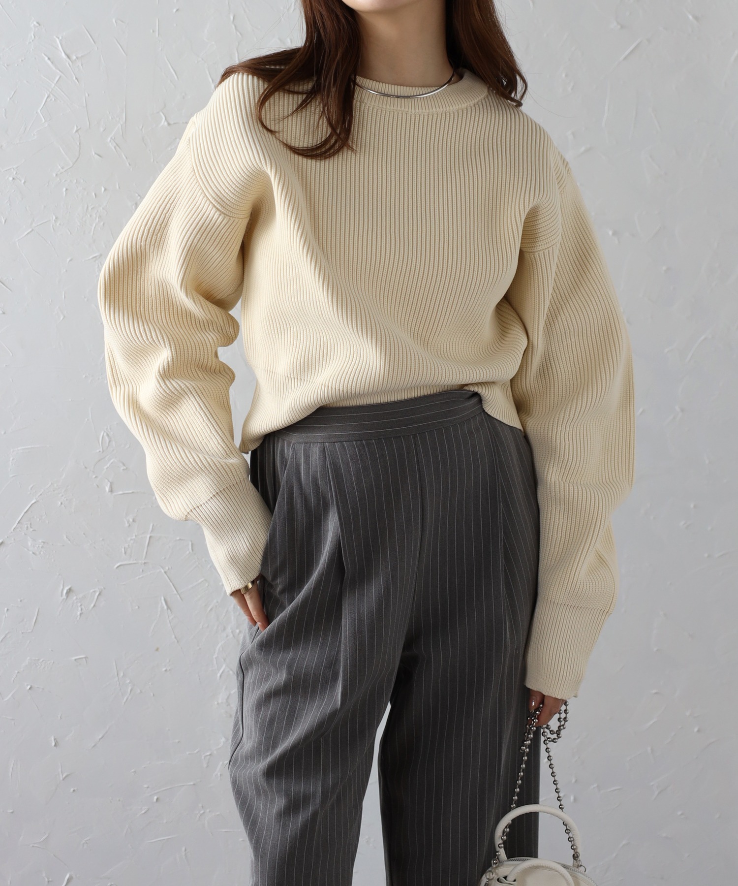 model：H160 着用サイズ：FREE