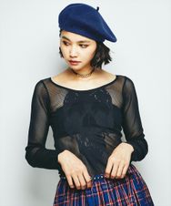 SKULL FACEジャカード Tシャツ