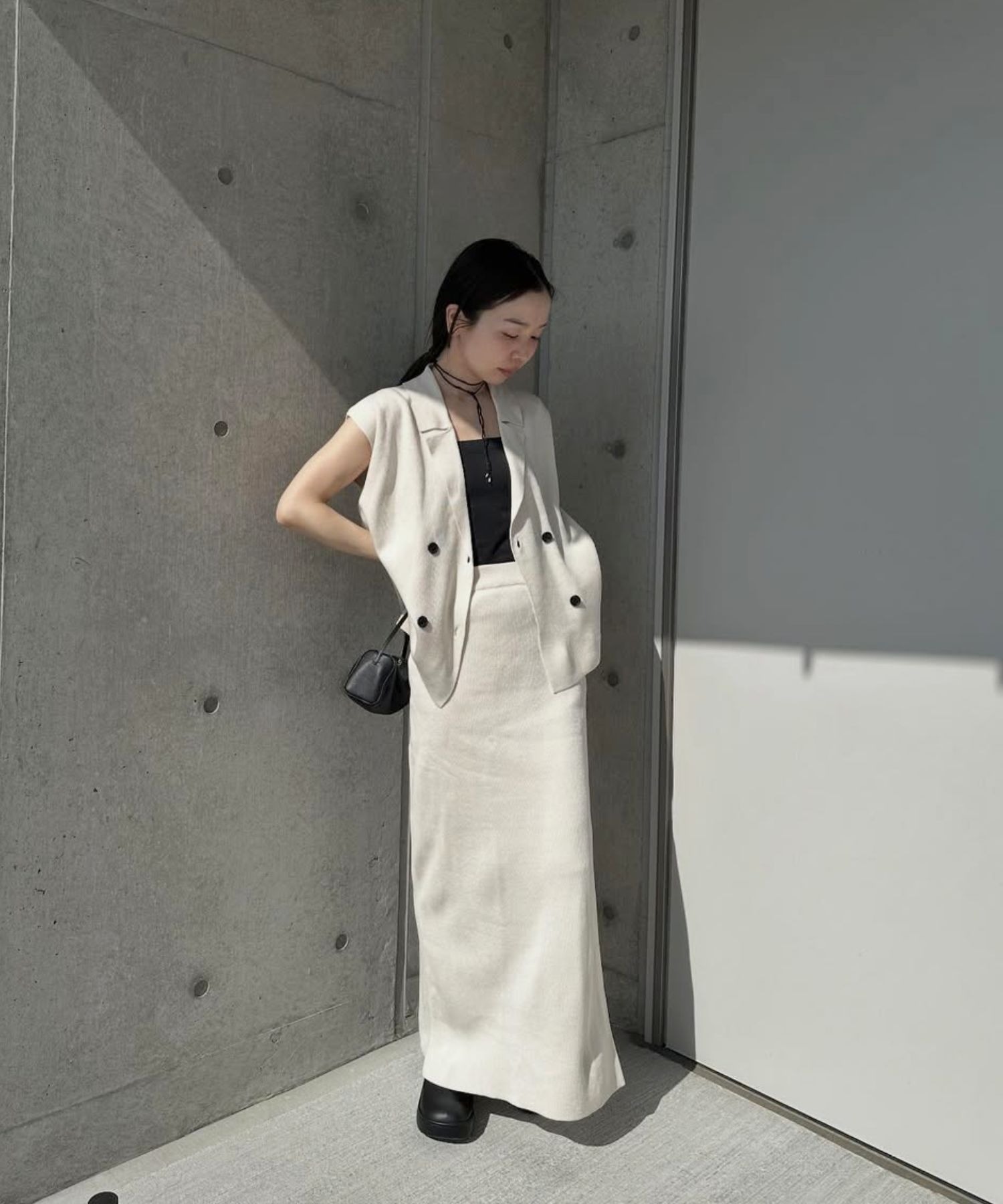 model：H159 着用サイズ：FREE