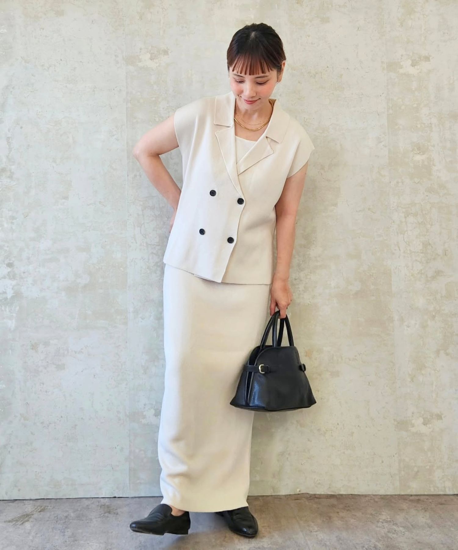 model：H160 着用サイズ：FREE