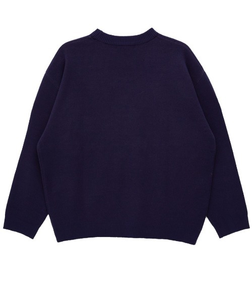 韓国人気ブランド Maison EENK シルクシャツ ネイビー