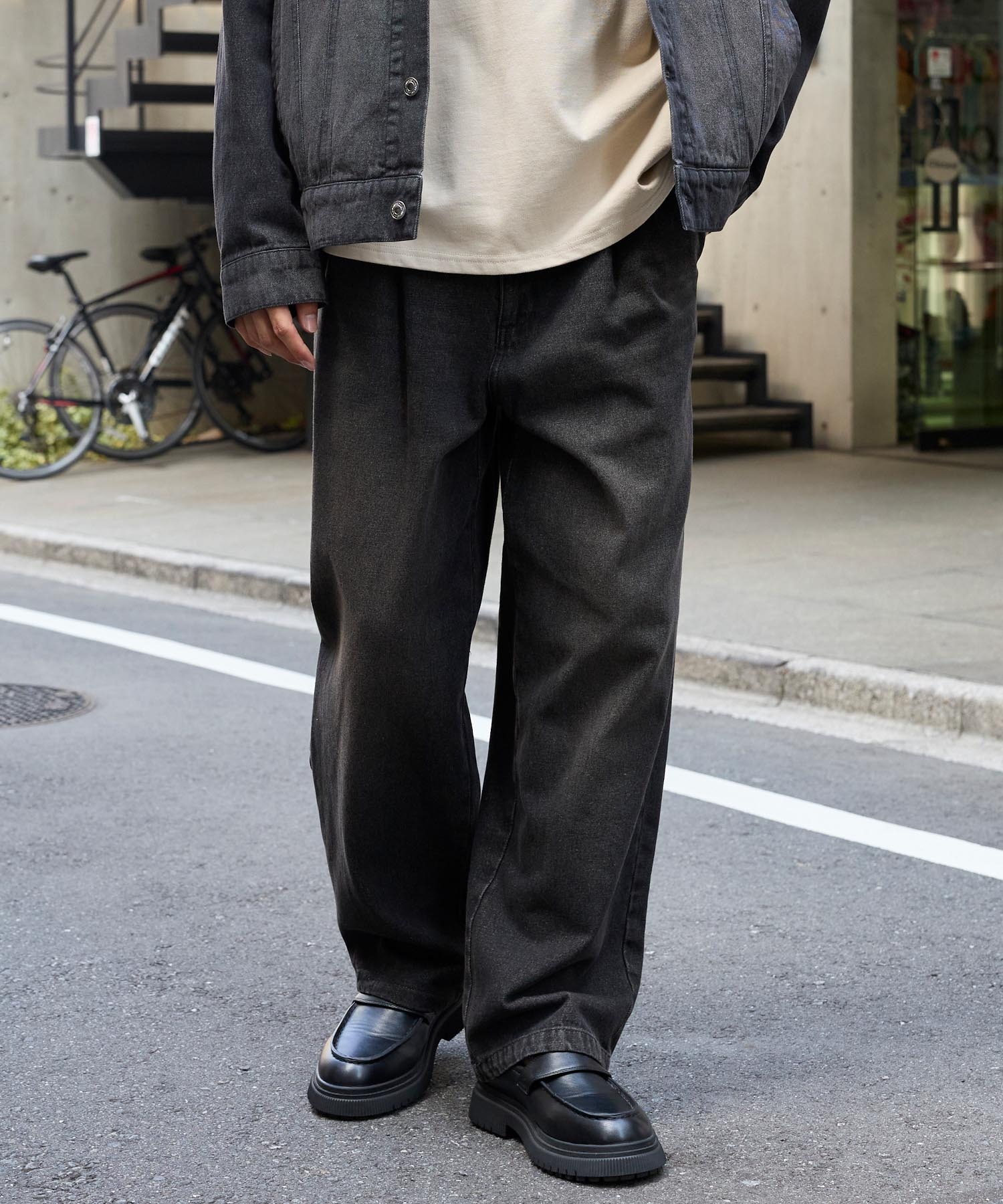 イージーケア/UVカット>ワンタック ファンクショナルファブリック