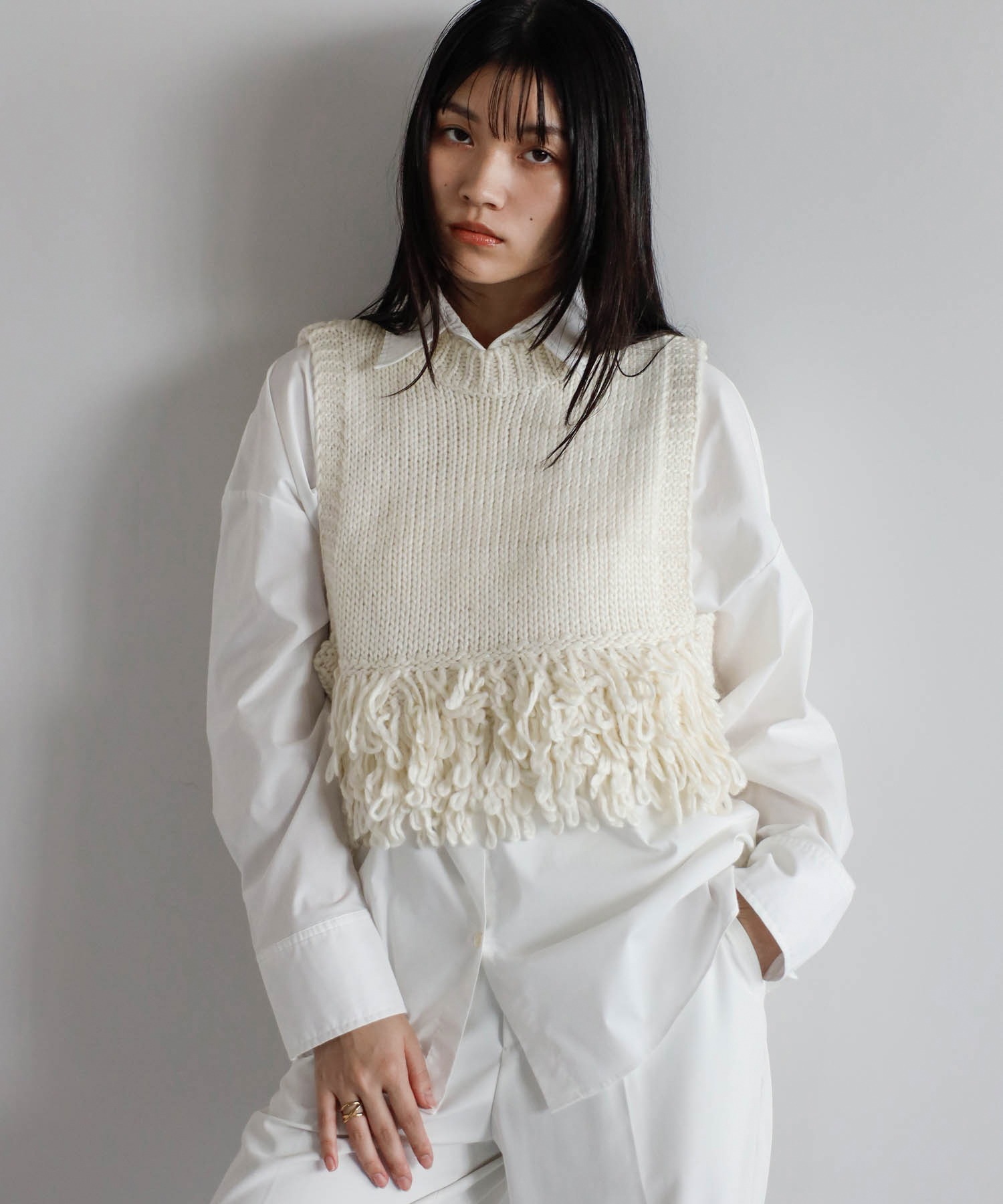 model：H167 着用サイズ：FREE