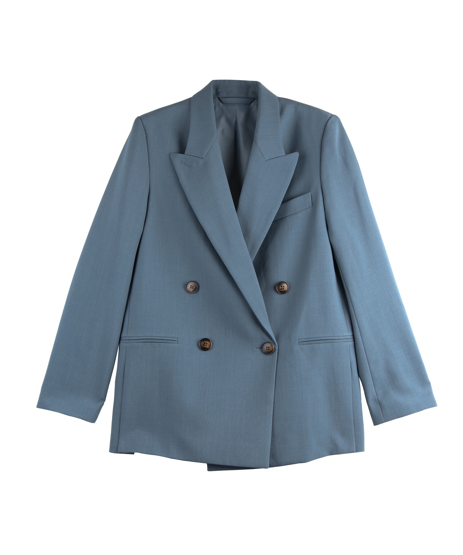 ブルー セットアップスーツ 洗濯可 chw22a174-ファッション通販サイト 