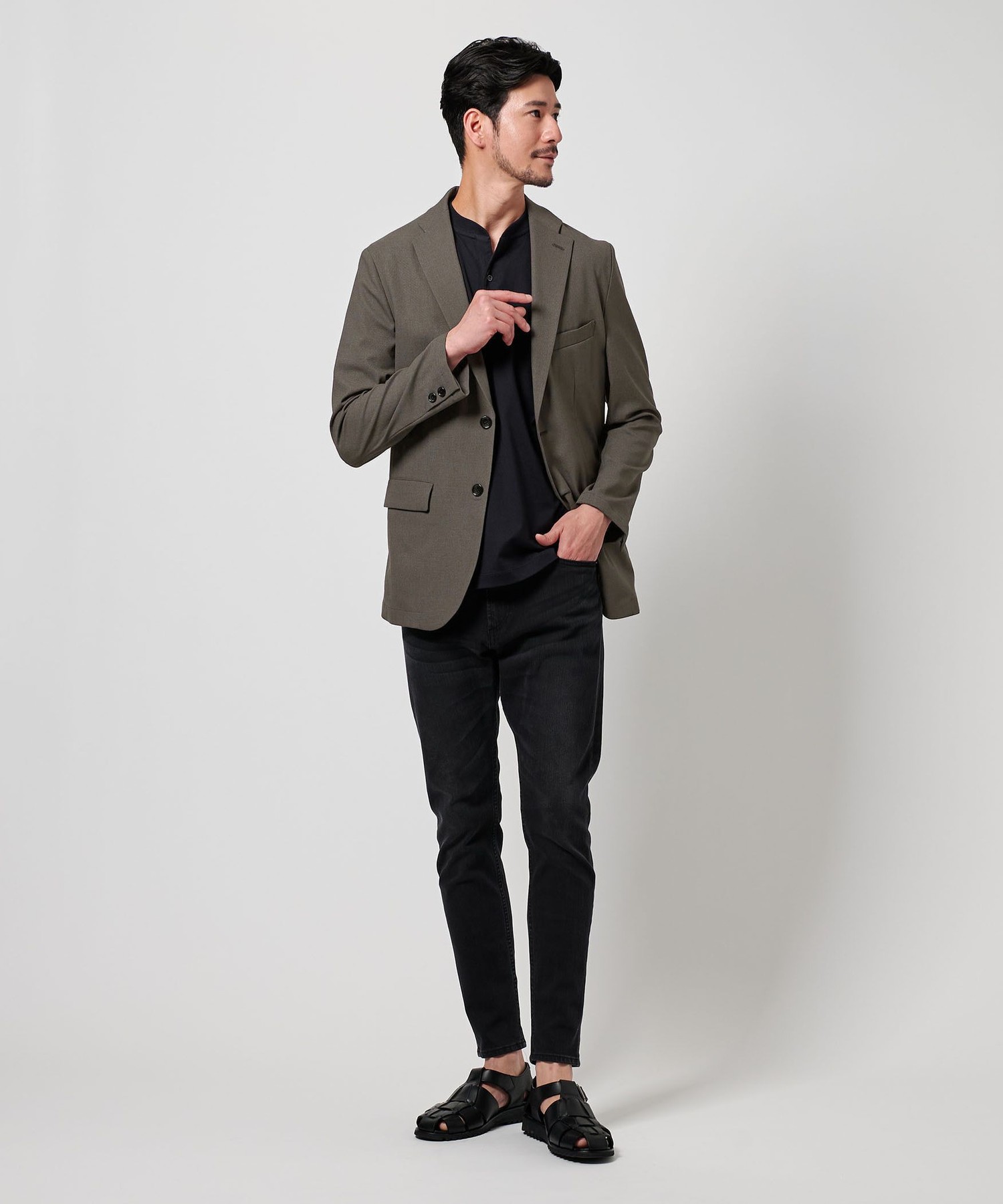 WEB限定 WARDROBE SMART】ライト オックスフォード セットアップ