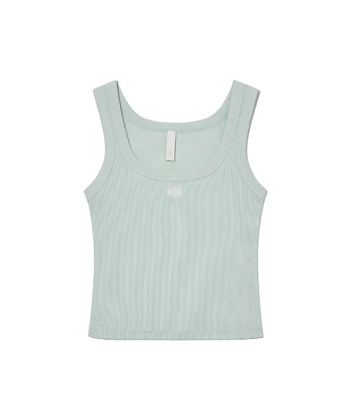 Kijun/キジュン Square-Neck Rib Tank Top タンクトップ