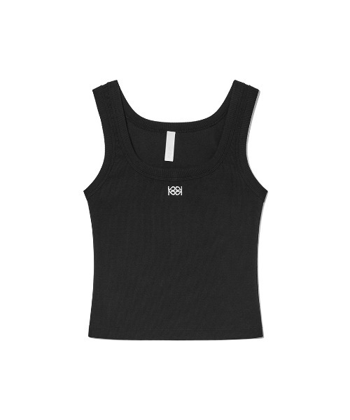 Kijun/キジュン Square-Neck Rib Tank Top タンクトップ