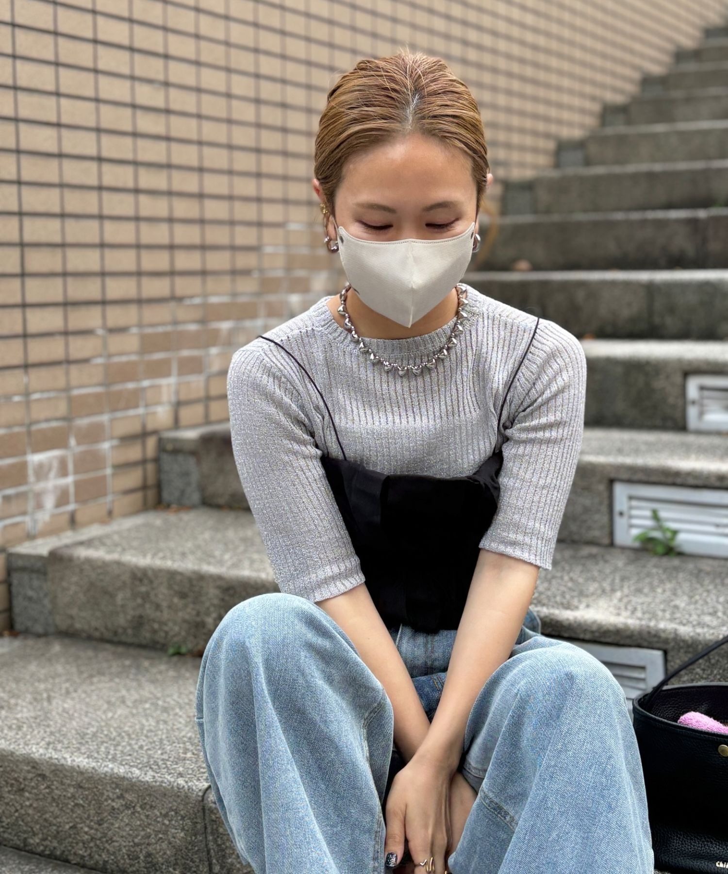 model：H152 着用サイズ：FREE