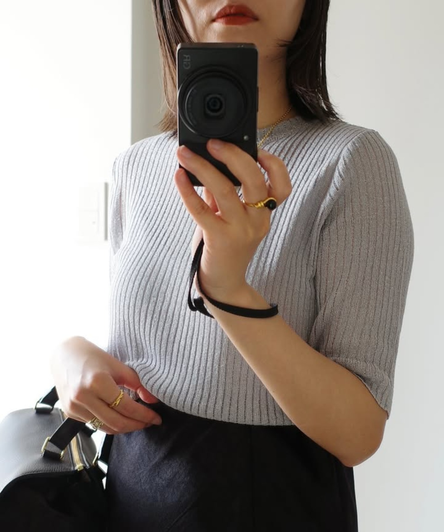 model：H158 着用サイズ：FREE