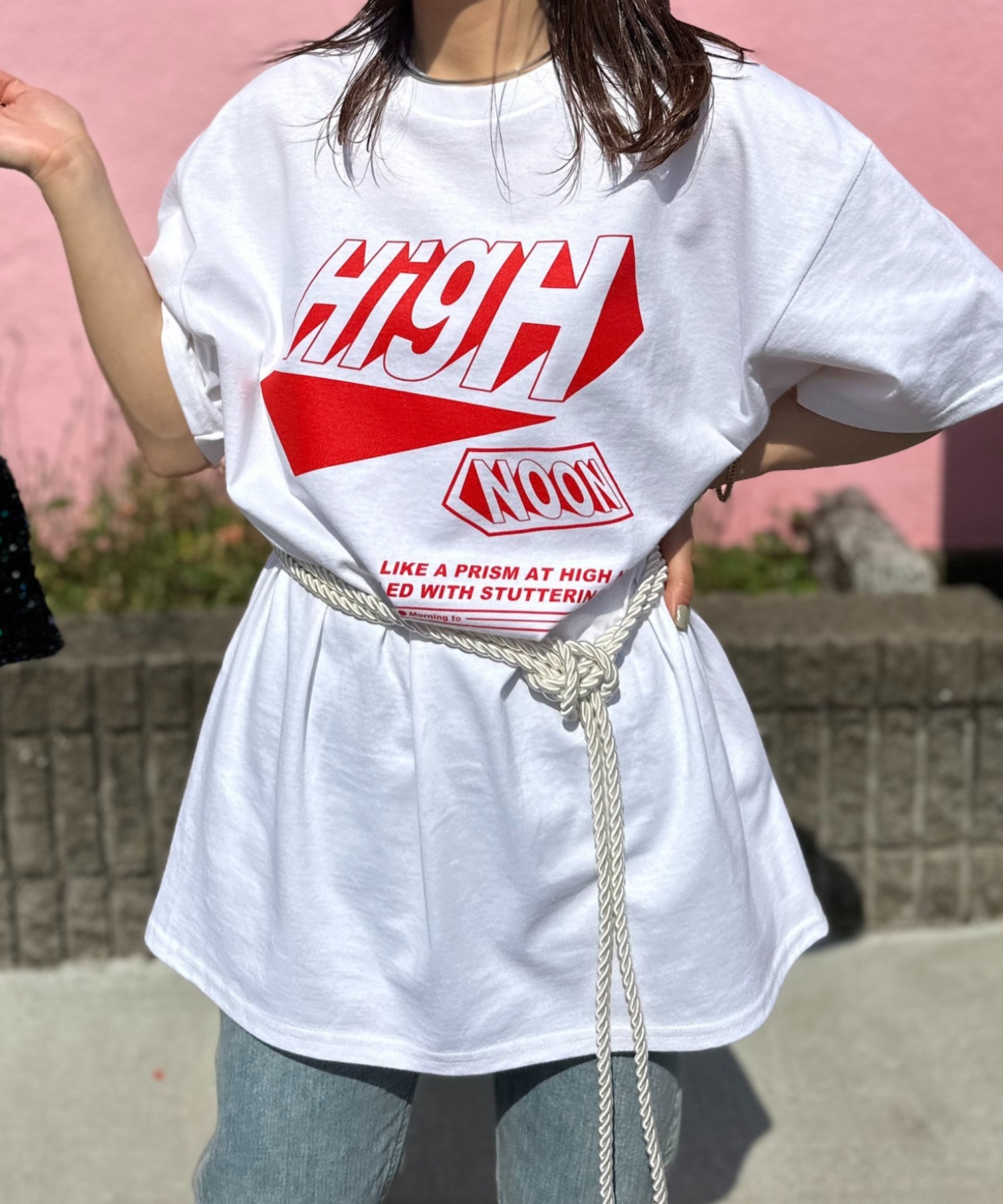ホワイト
model:154cm 着用サイズ:L
