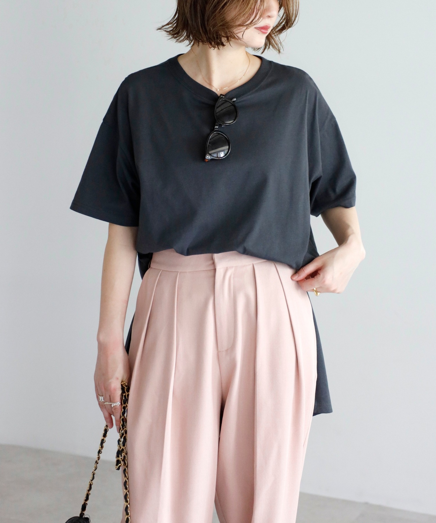 model：H158 着用サイズ：FREE