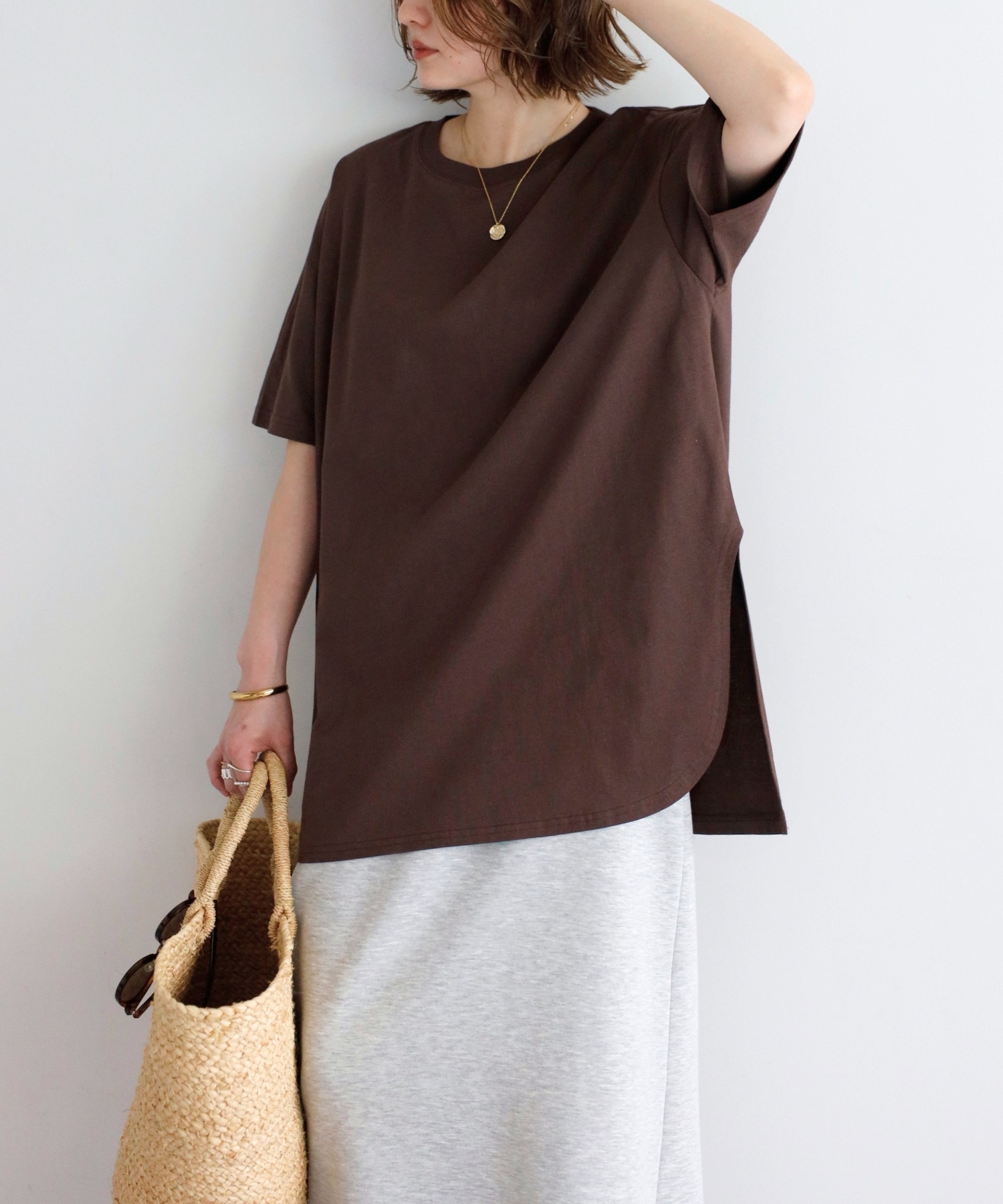 model：H158 着用サイズ：FREE