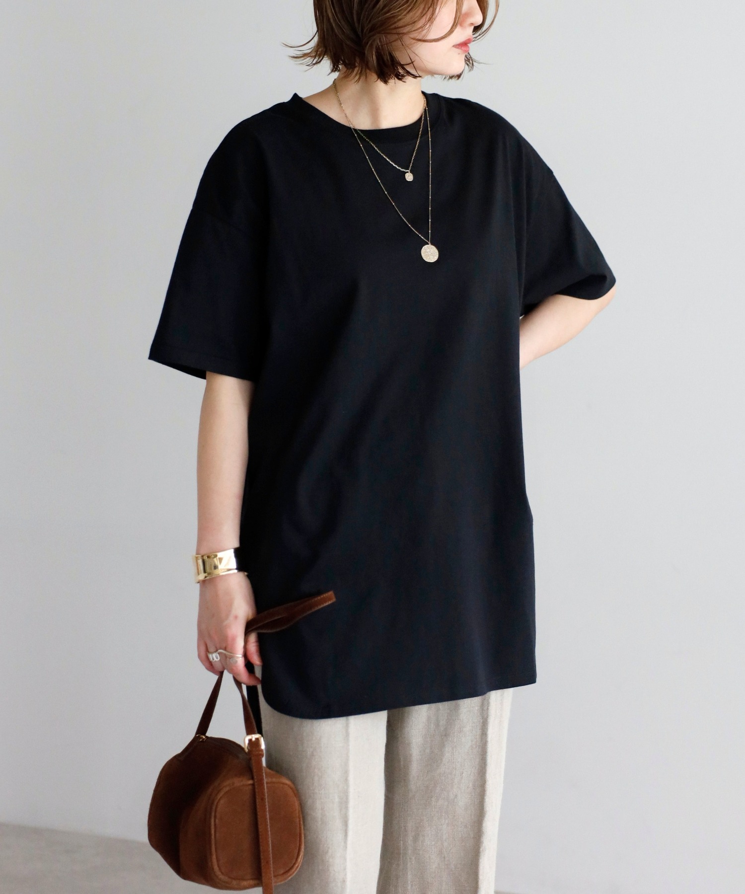 model：H158 着用サイズ：FREE