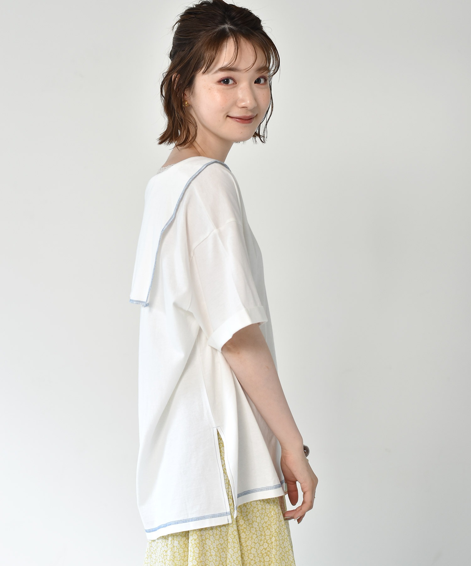 セーラー襟tee Retro Girl Retro Girl Online Store レトロガールオンラインストア