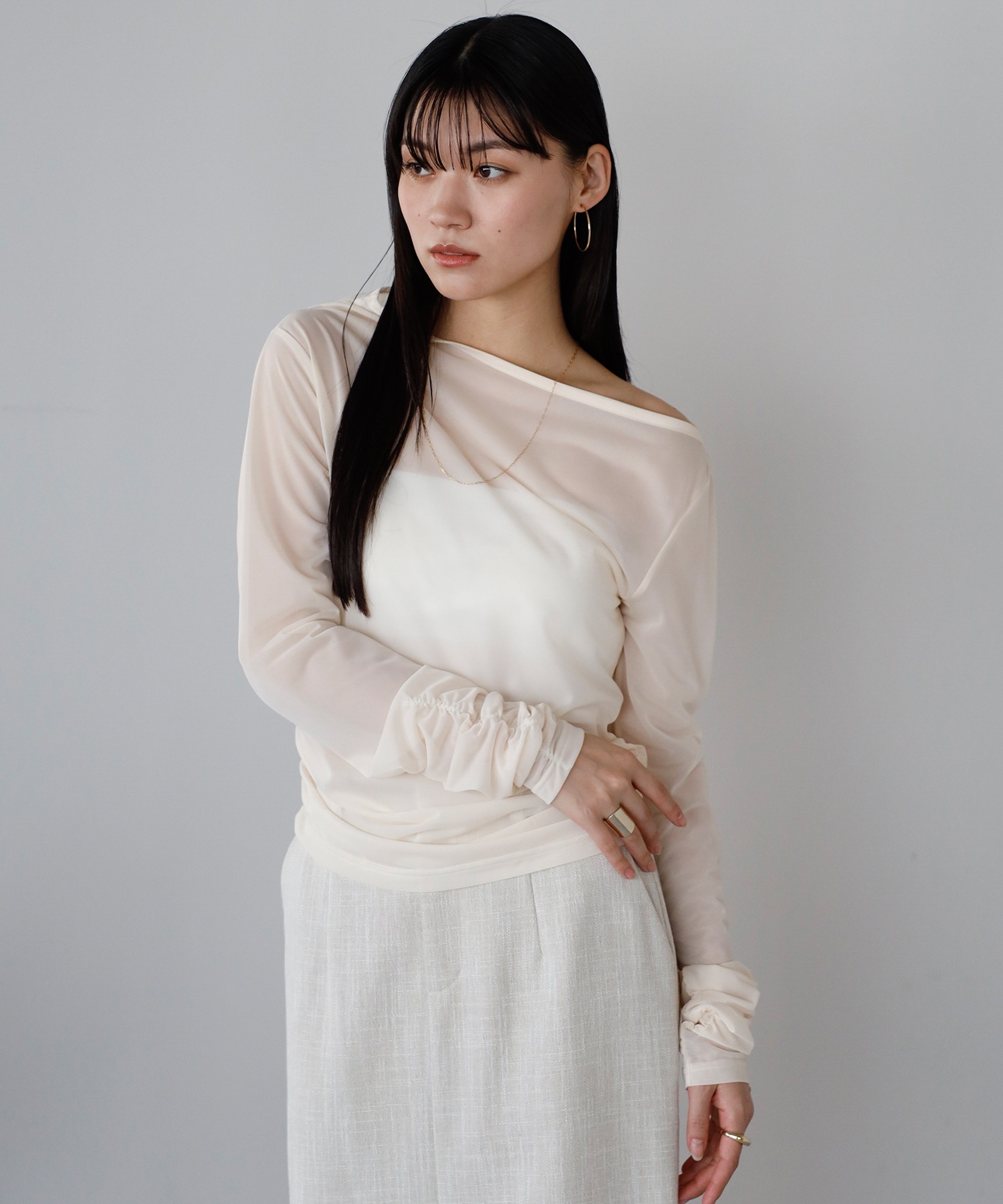 model：H167 着用サイズ：FREE