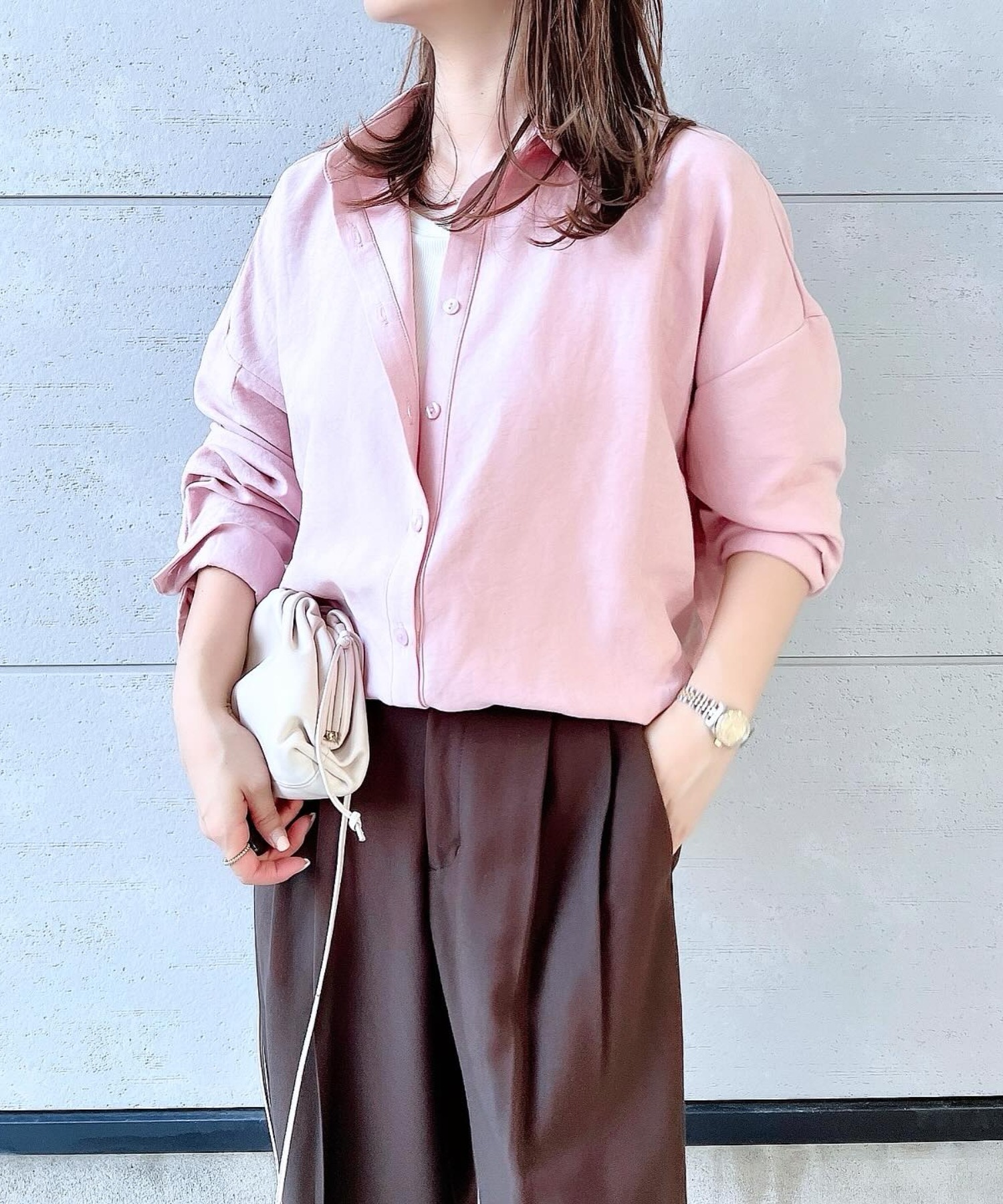 model：H161 着用サイズ：FREE