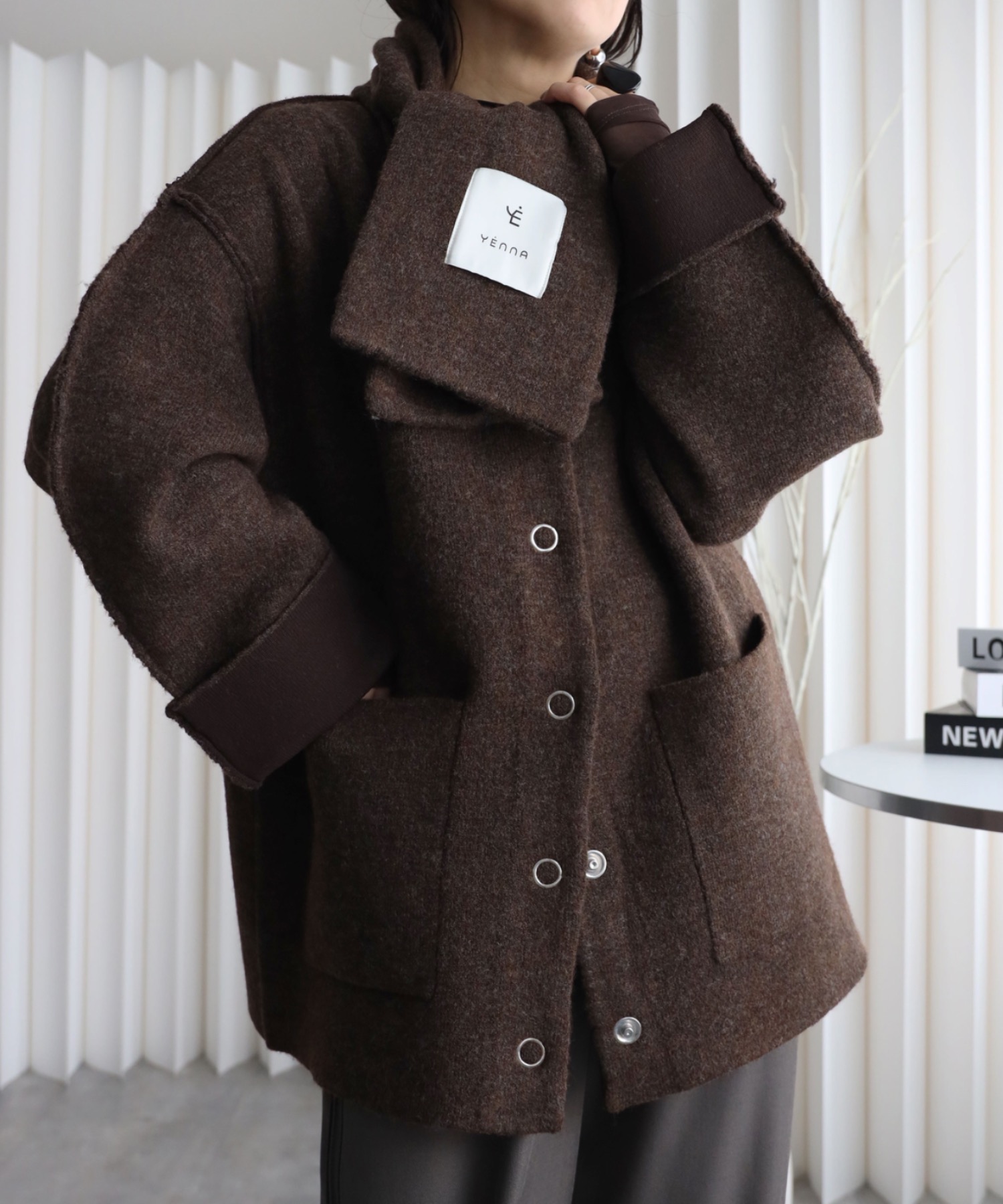 model：155cm. 着用サイズ：FREE
