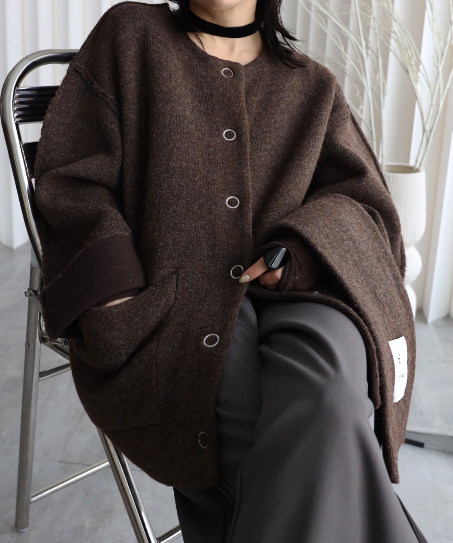 model：155cm. 着用サイズ：FREE