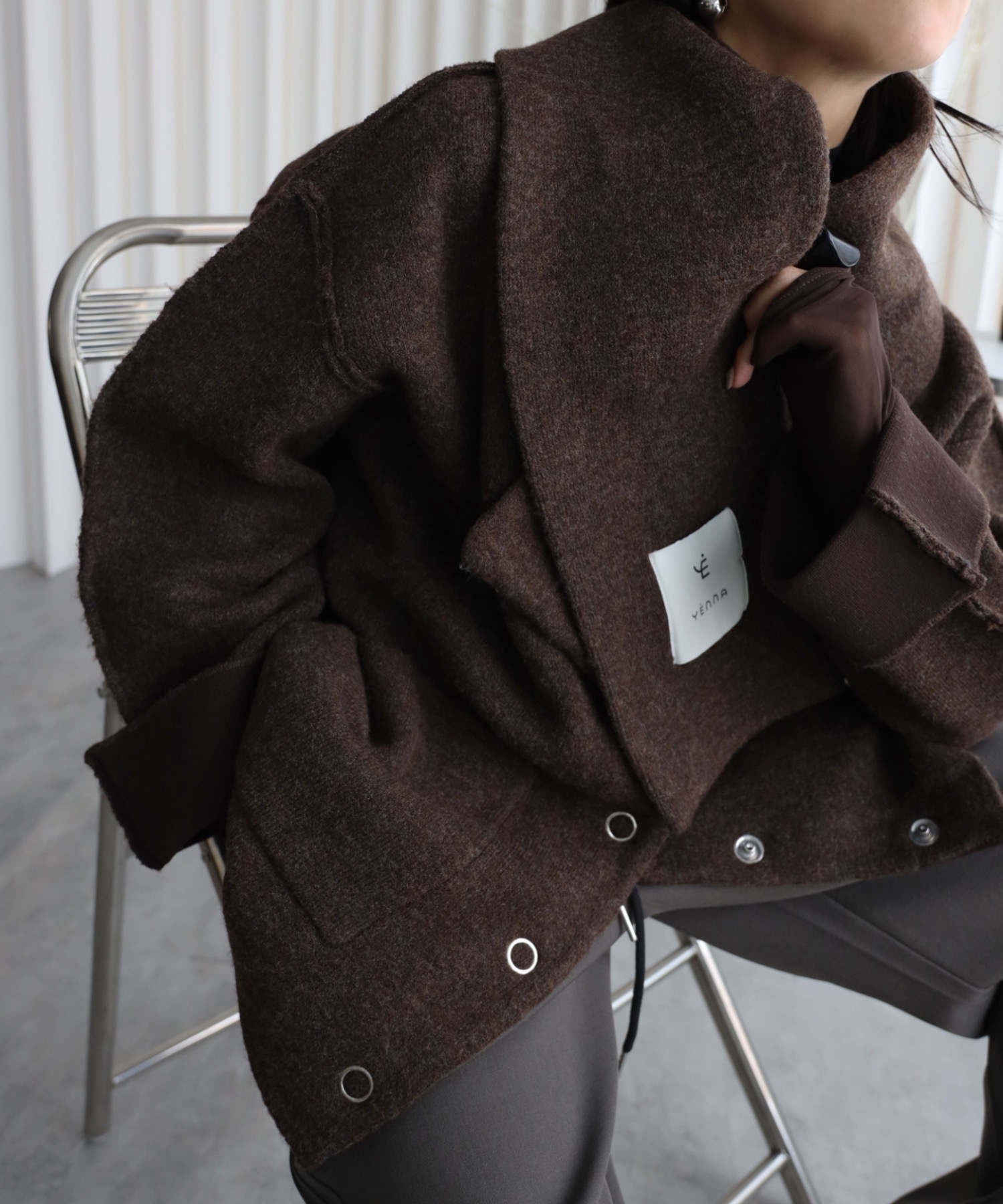 model：155cm. 着用サイズ：FREE