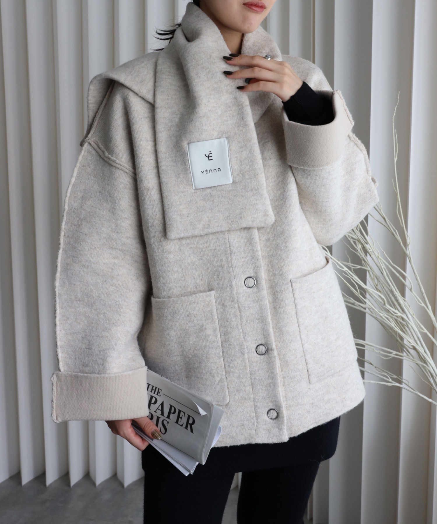 model：164cm. 着用サイズ：FREE