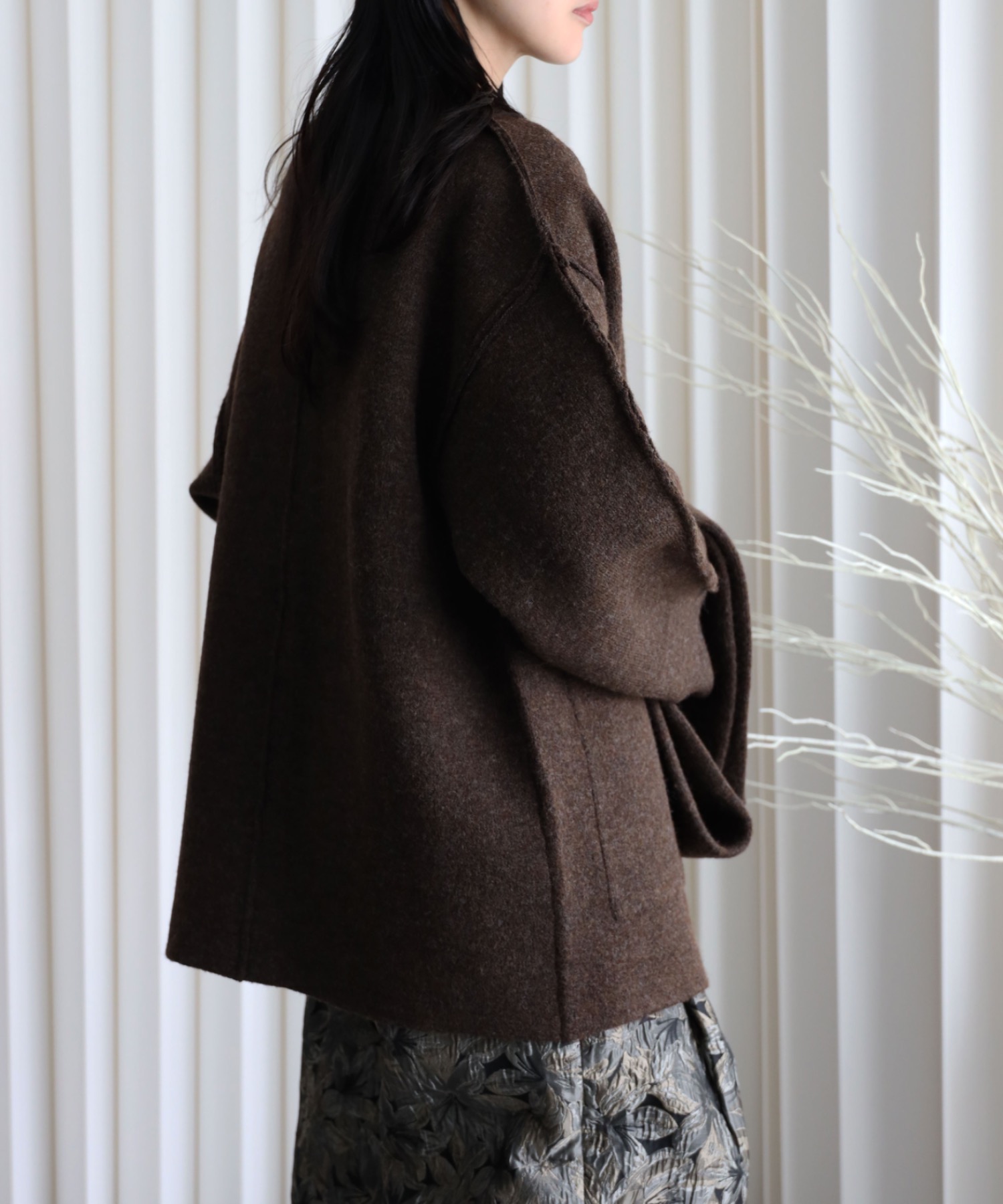 model：164cm. 着用サイズ：FREE