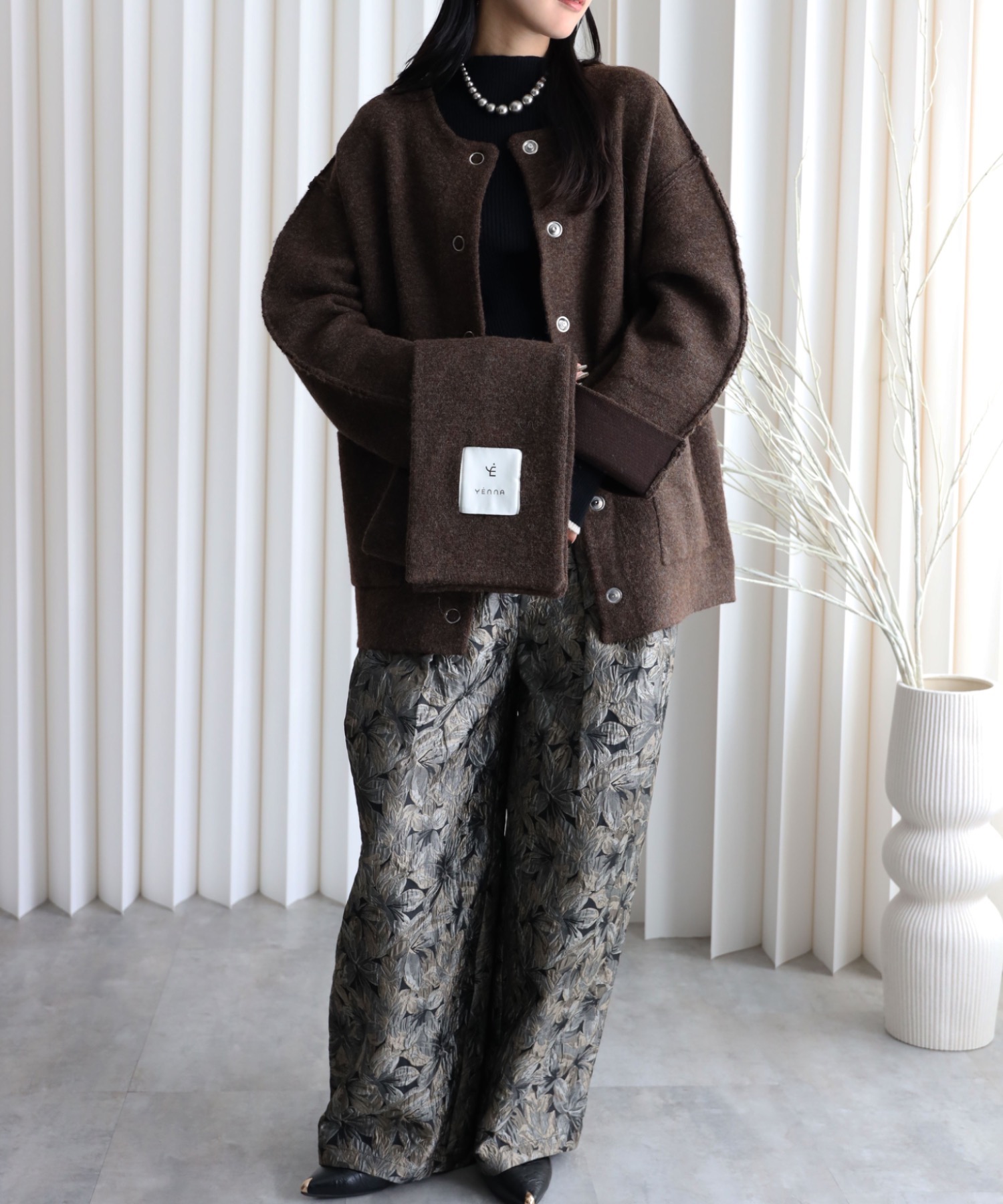 model：164cm. 着用サイズ：FREE