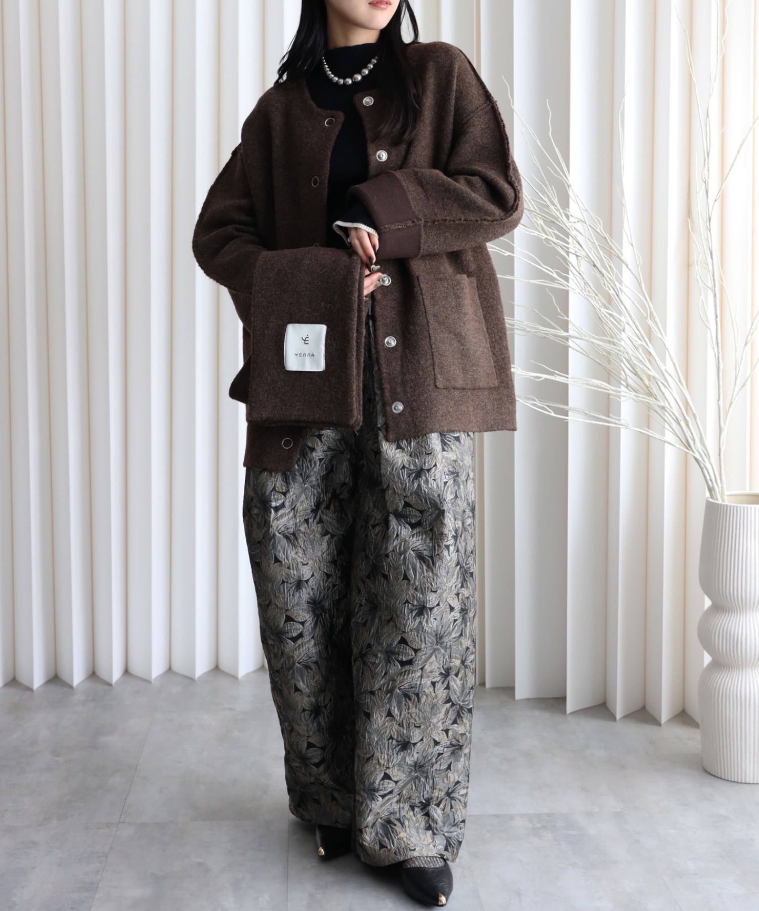model：164cm. 着用サイズ：FREE