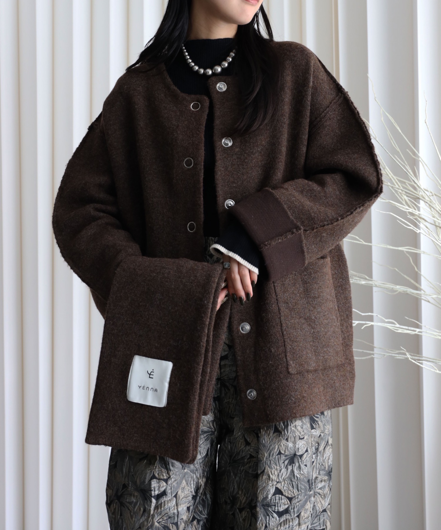 model：164cm. 着用サイズ：FREE