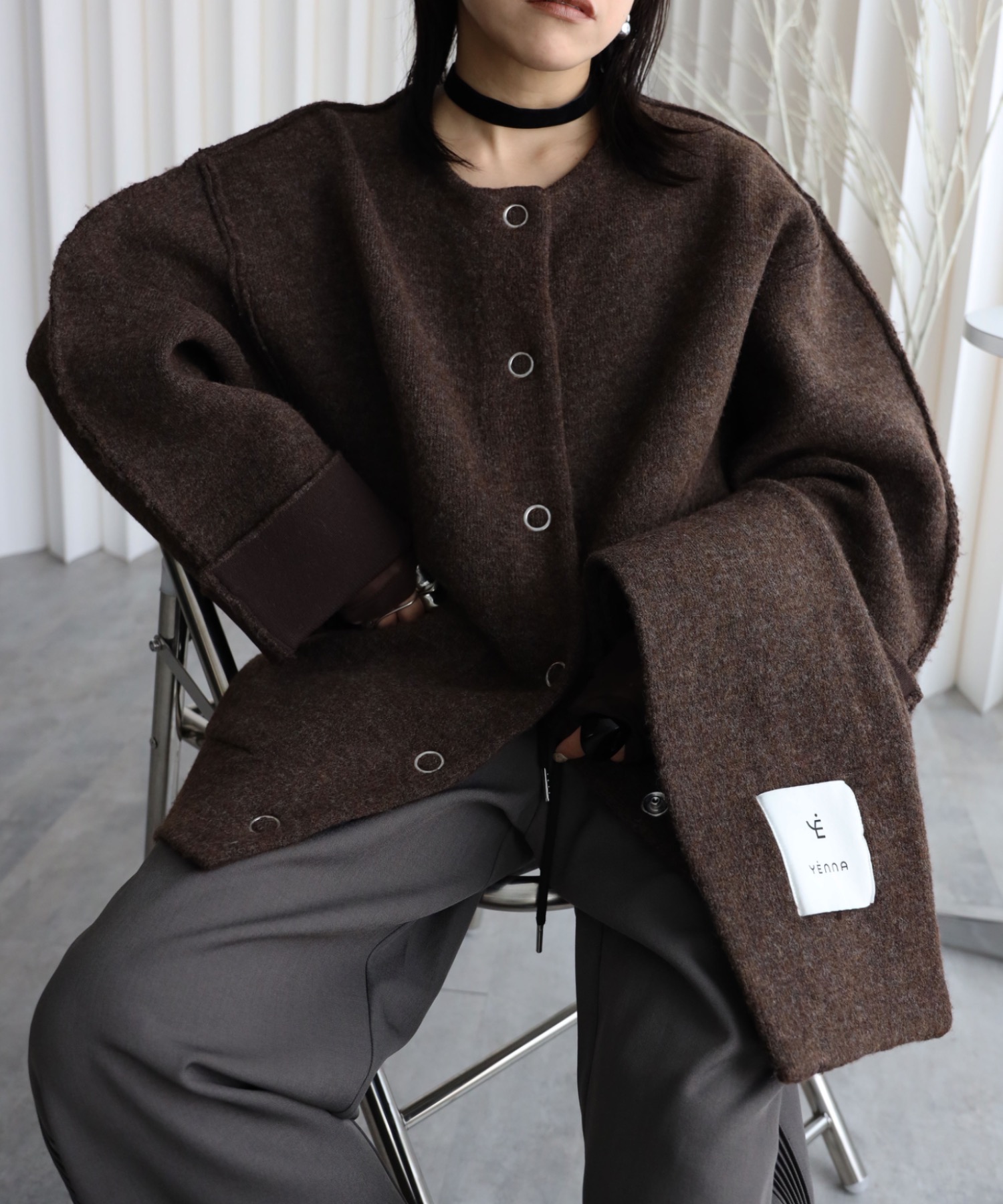 model：155cm. 着用サイズ：FREE