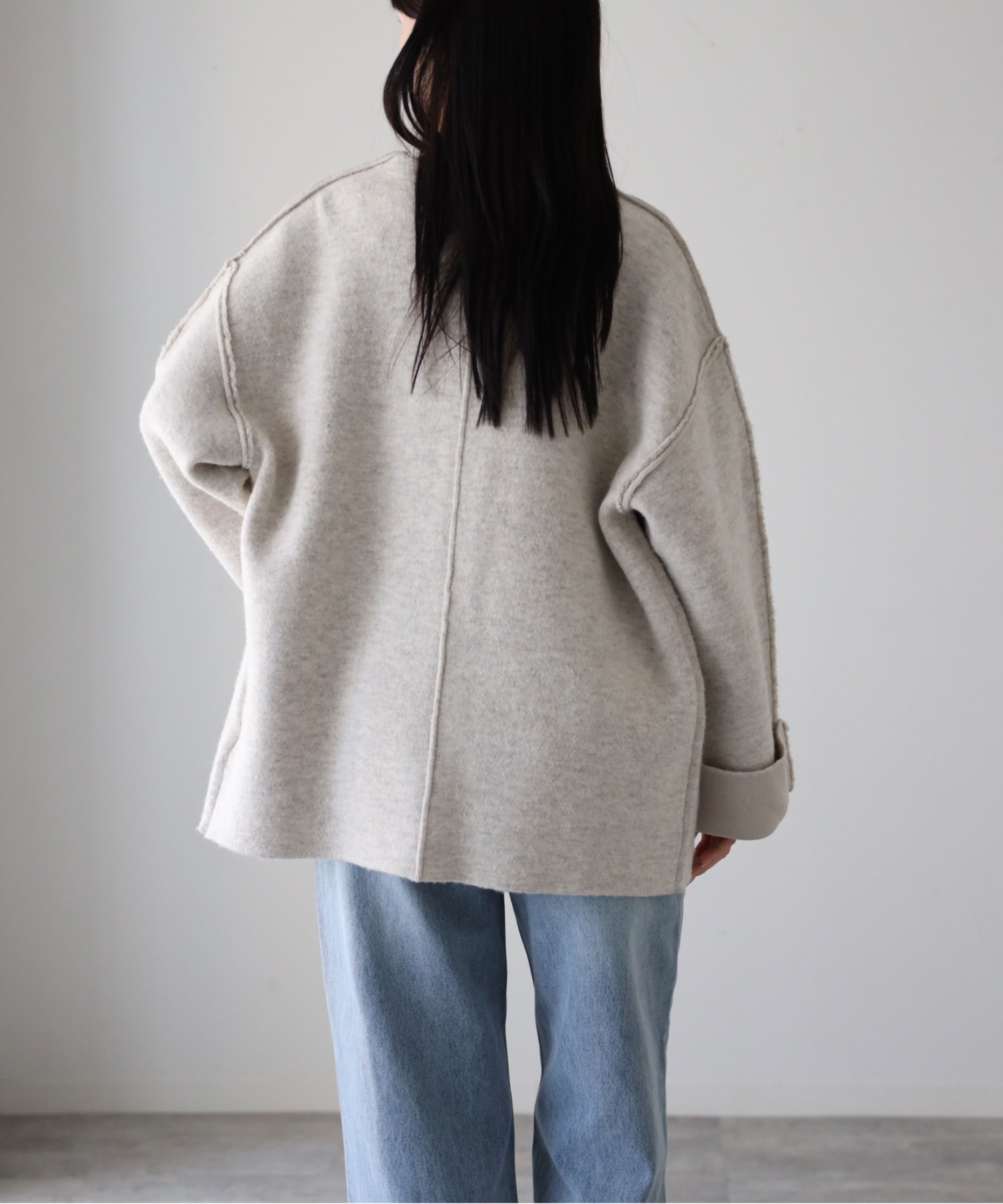 model：164cm. 着用サイズ：FREE
