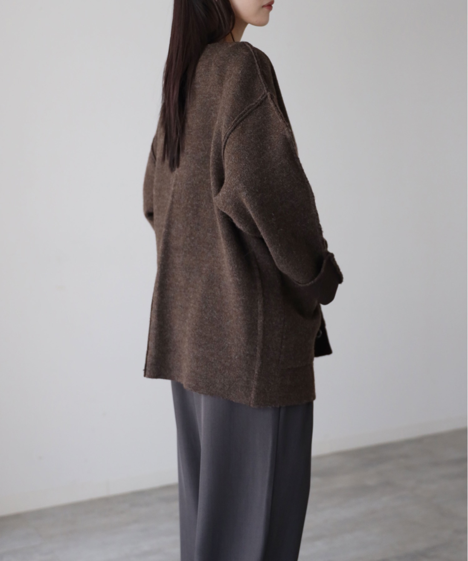 model：164cm. 着用サイズ：FREE