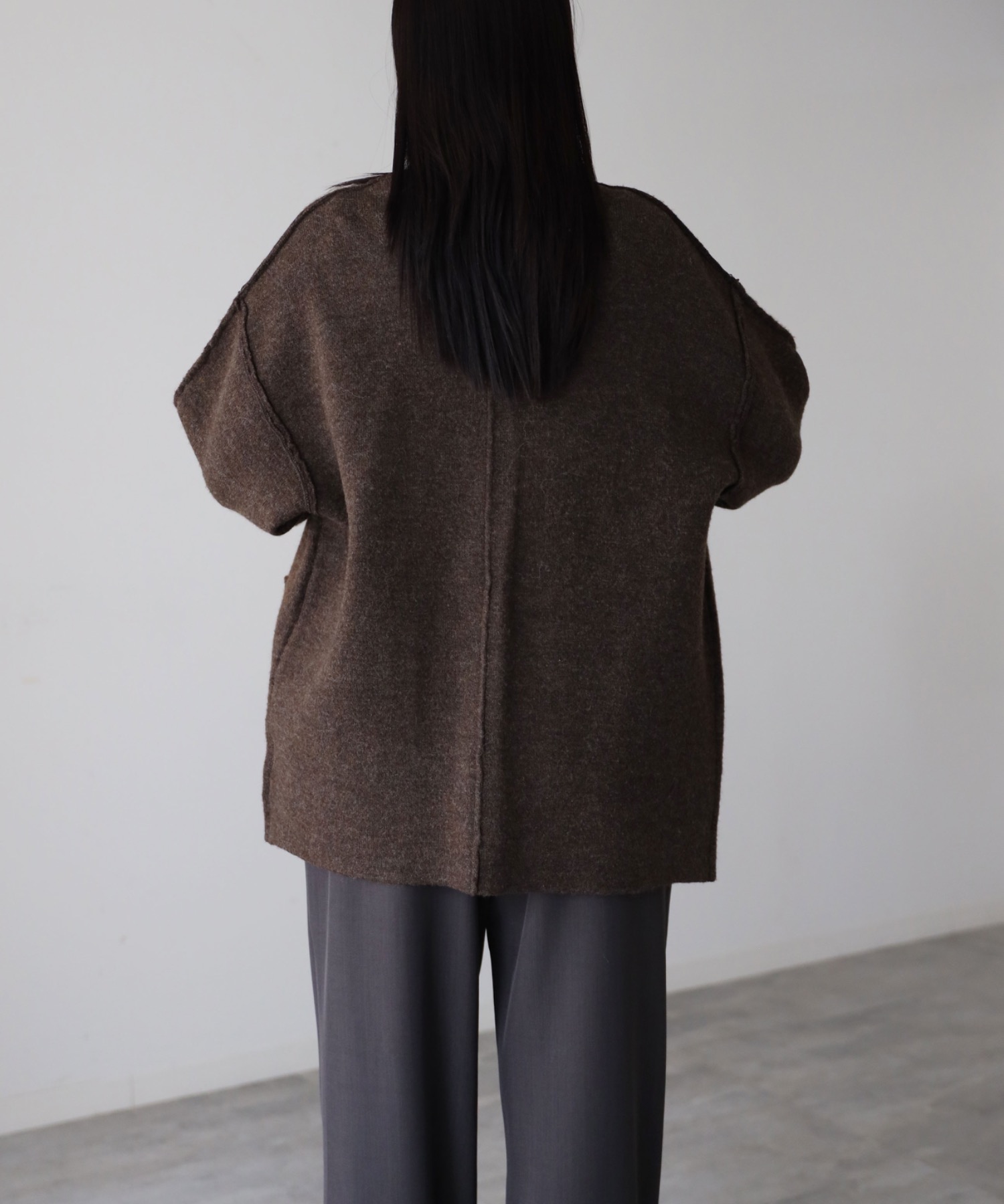 model：164cm. 着用サイズ：FREE