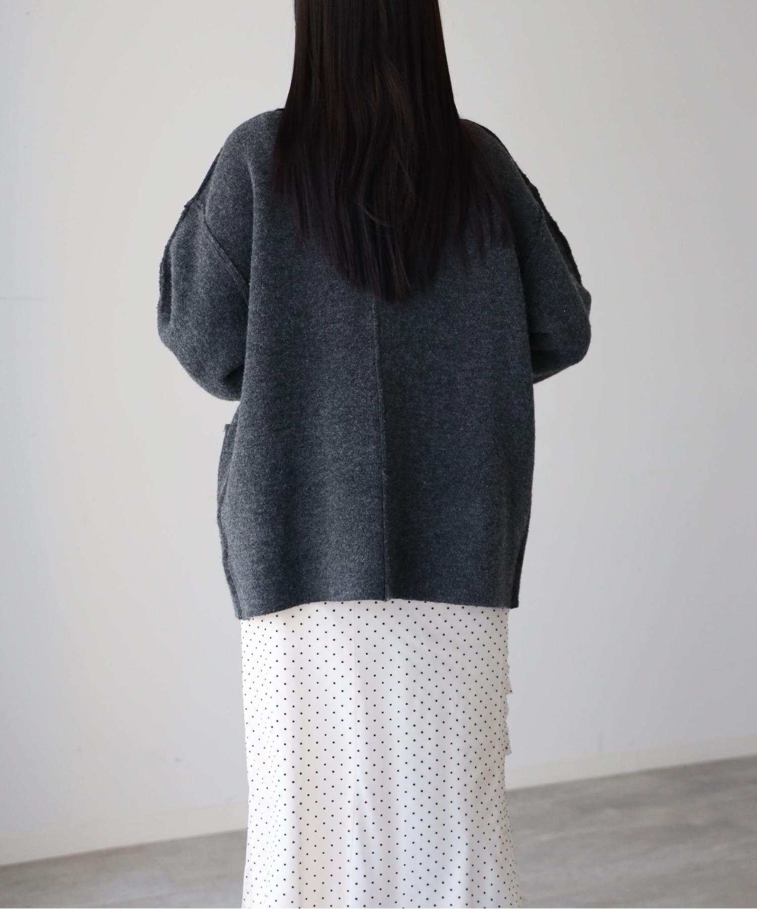 model：164cm. 着用サイズ：FREE