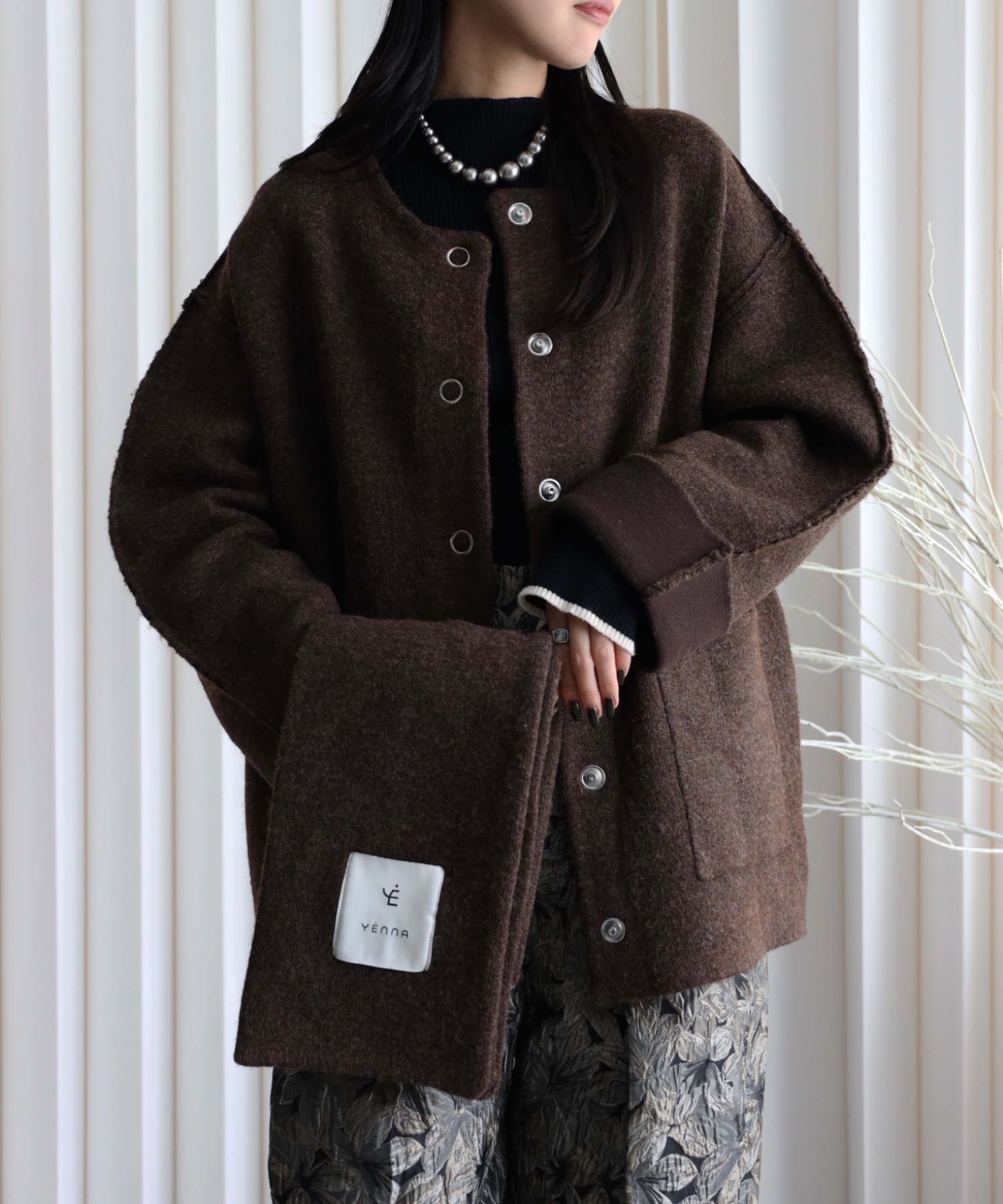 model：164cm. 着用サイズ：FREE