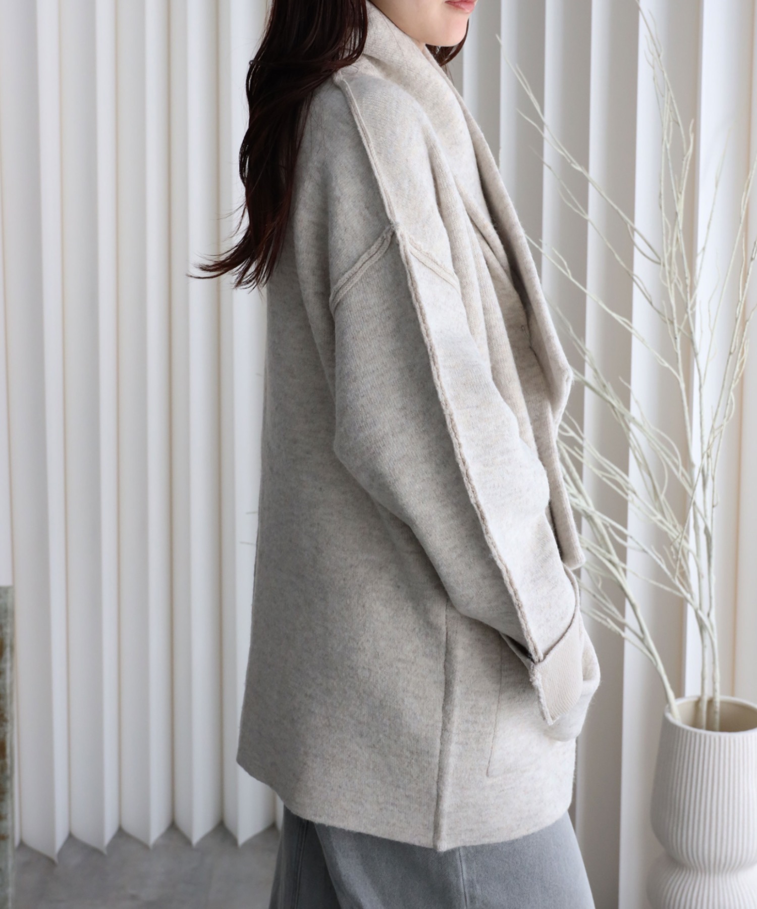 model：164cm. 着用サイズ：FREE