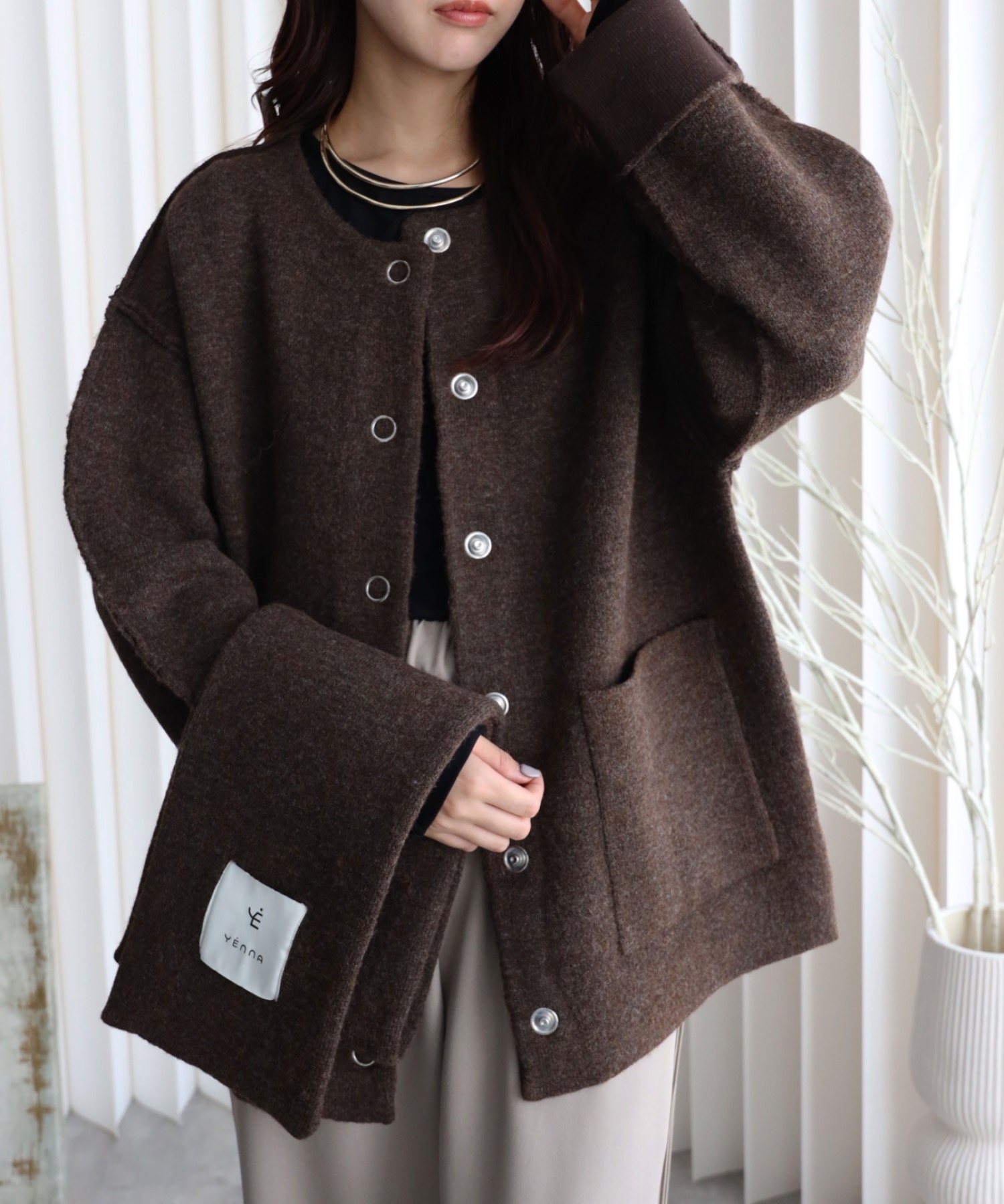 model：164cm. 着用サイズ：FREE