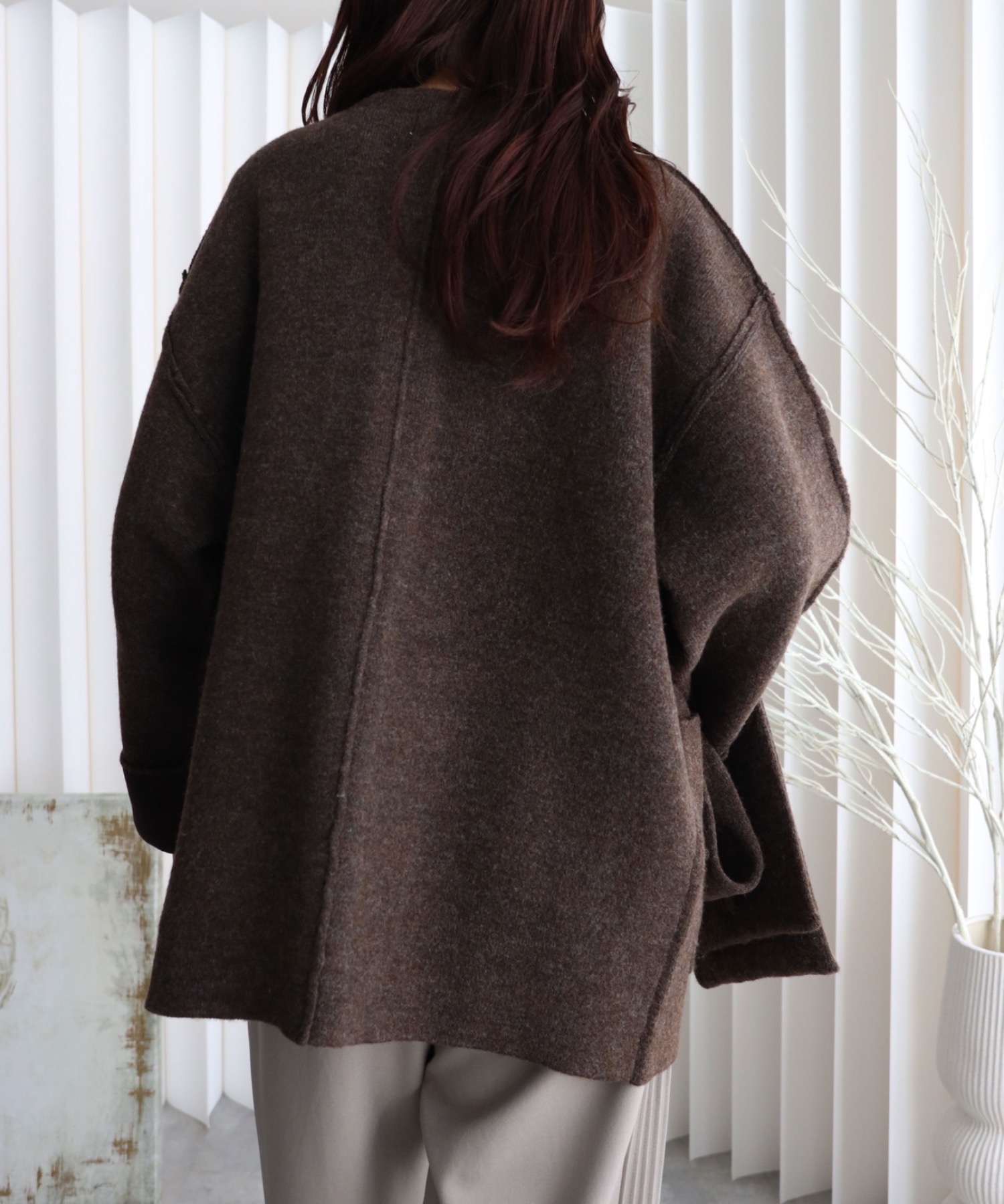 model：164cm. 着用サイズ：FREE