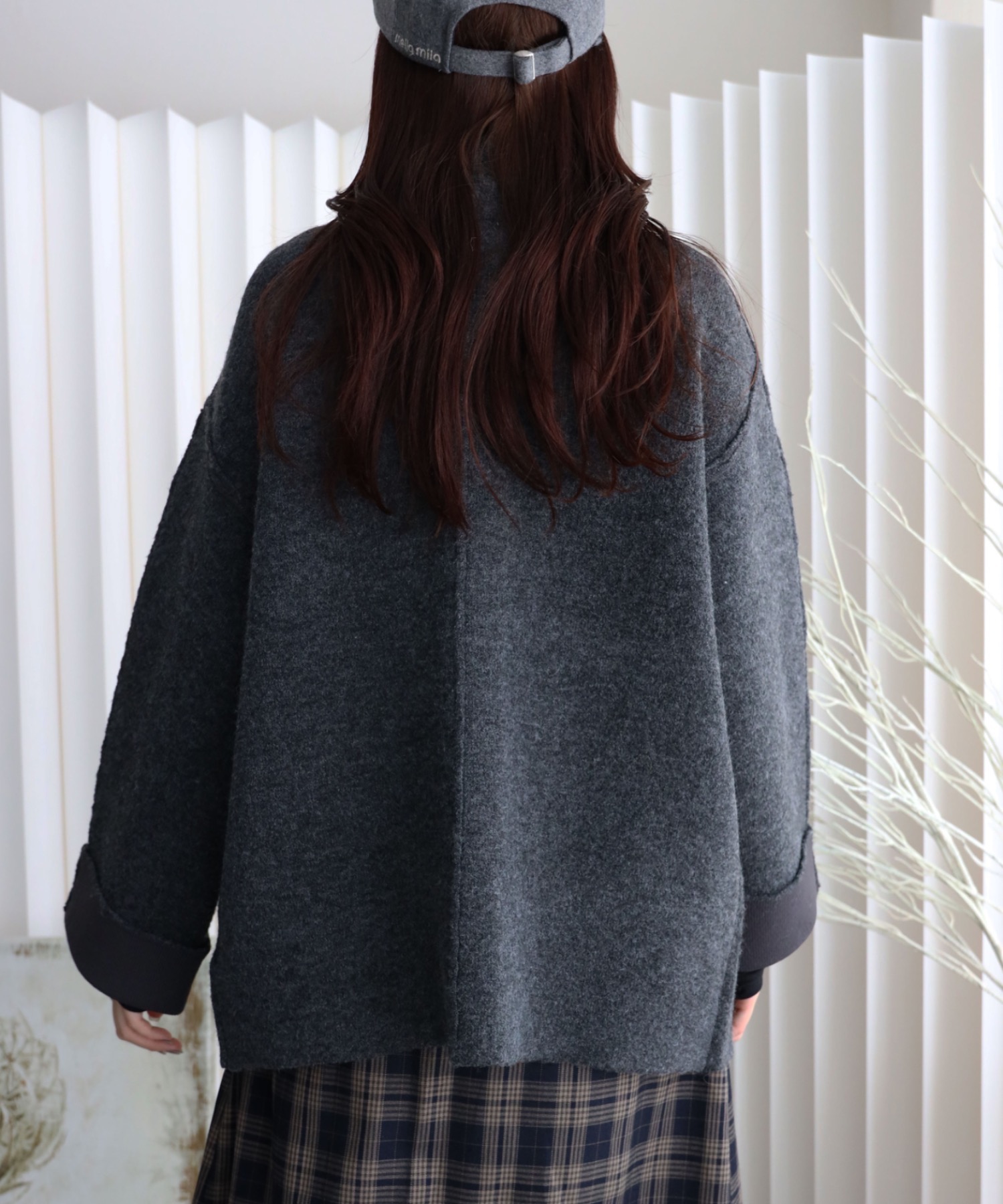 model：164cm. 着用サイズ：FREE