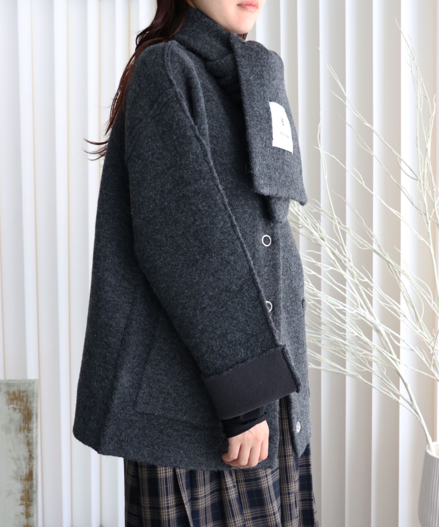 model：164cm. 着用サイズ：FREE