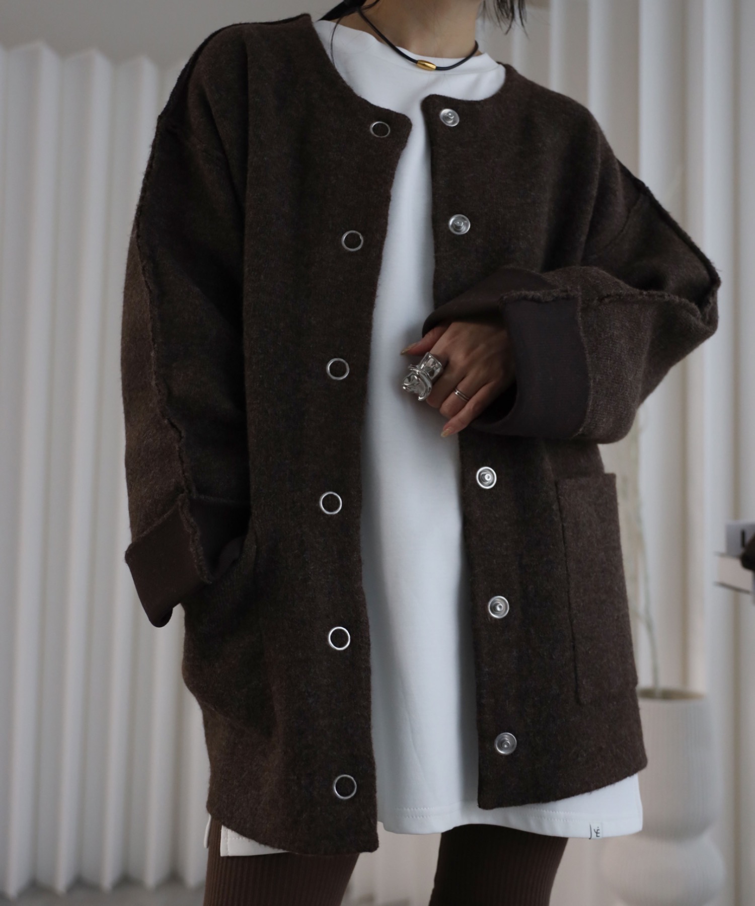model：155cm. 着用サイズ：FREE