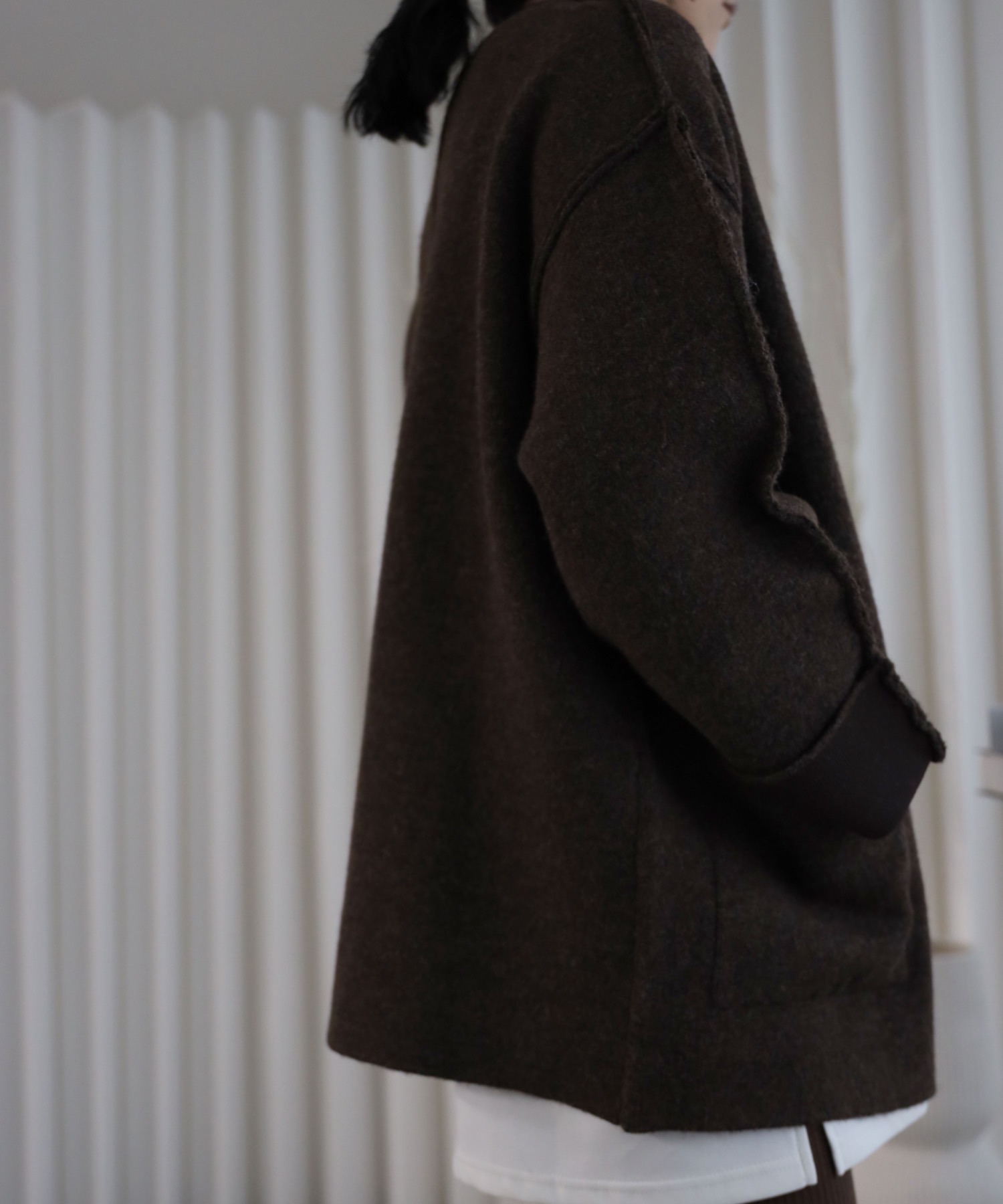 model：155cm. 着用サイズ：FREE