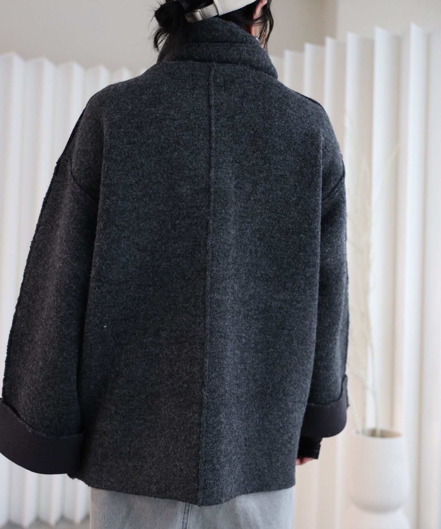 model：155cm. 着用サイズ：FREE
