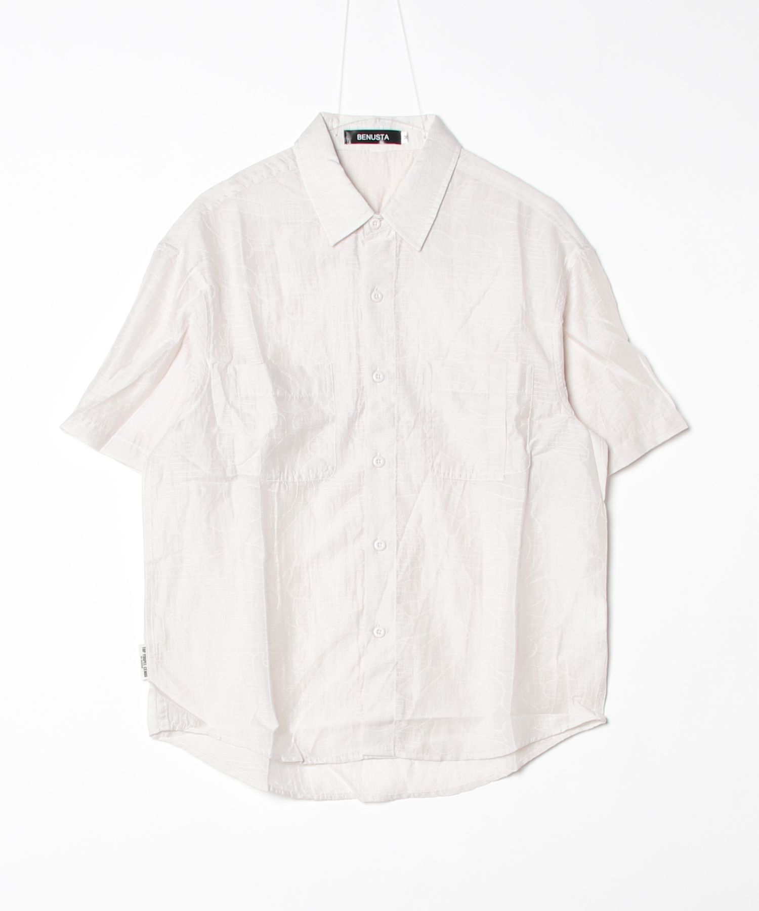 A'GEM/9 × .kom 『BENUSTA/ベヌスタ 』JACQUARD PATTERN SHORT SLEEVE