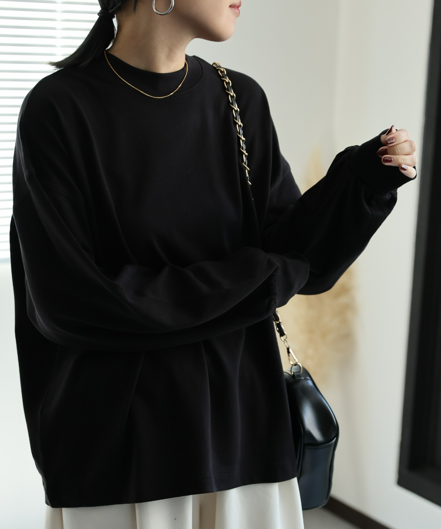 model:162㎝　着用サイズ:FREE