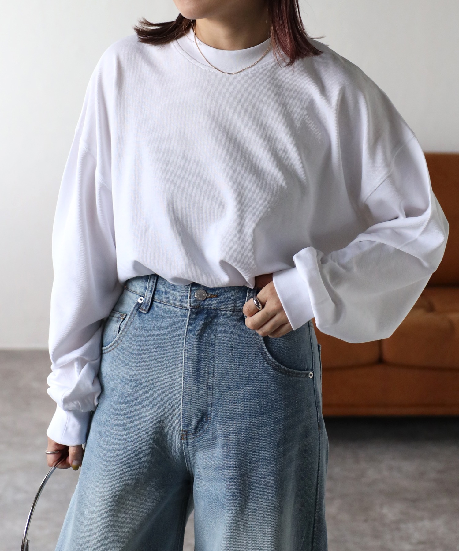 model:162㎝　着用サイズ:FREE