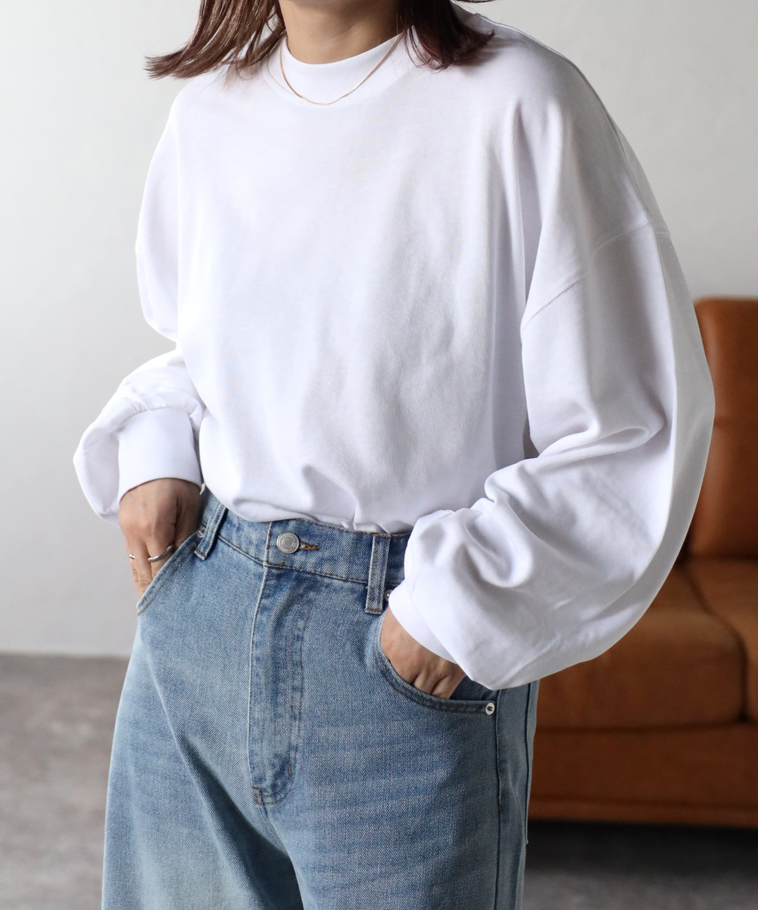 model:162㎝　着用サイズ:FREE
